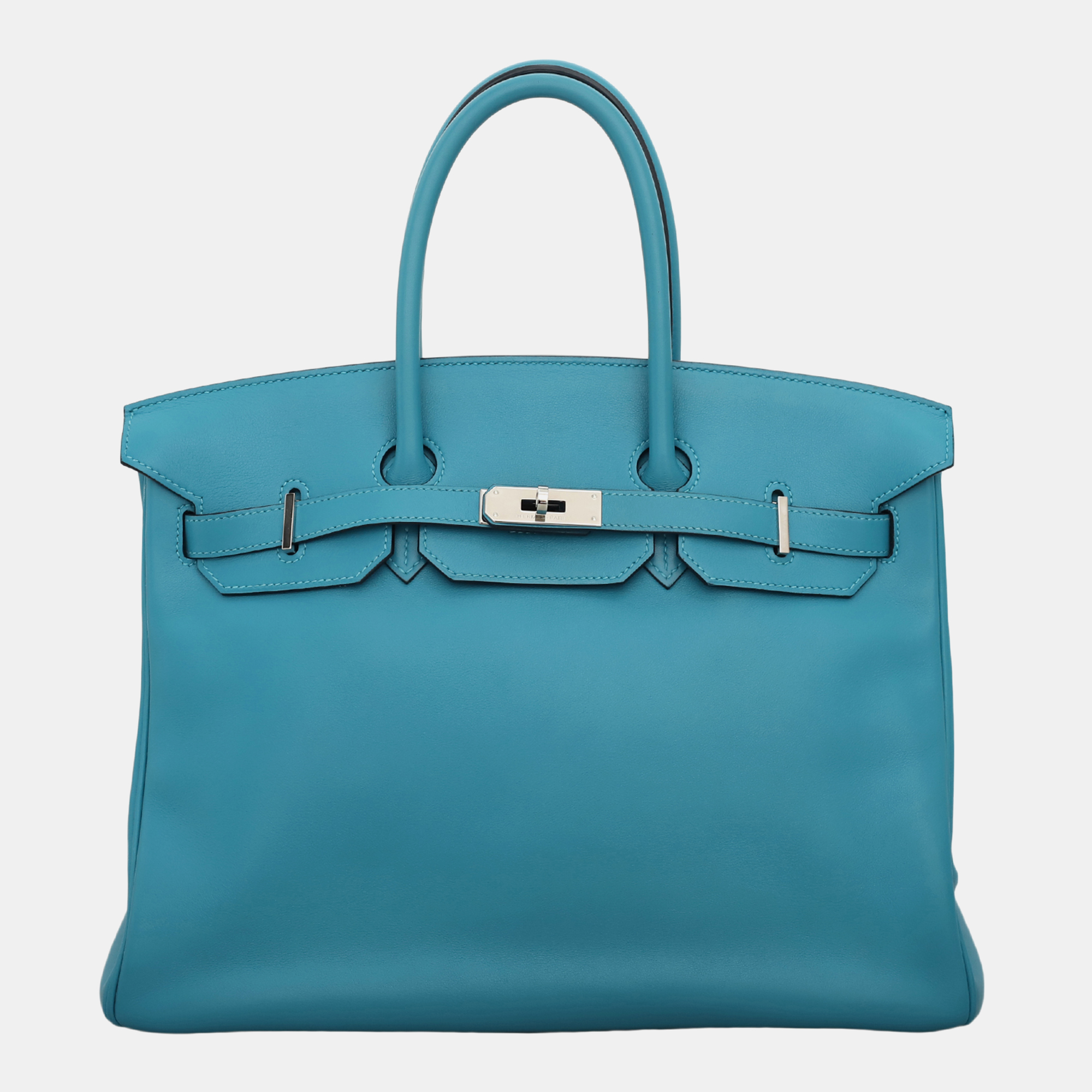 

Hermes Birkin 35 Bag, Blue