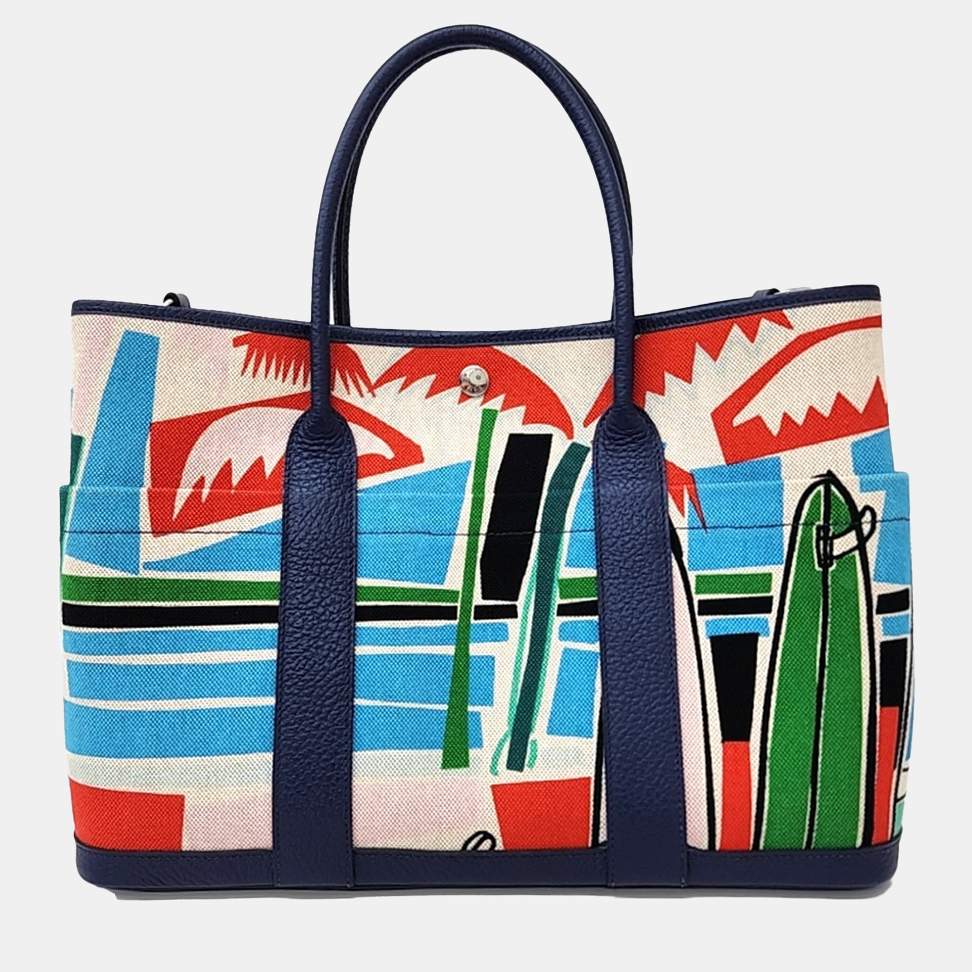 

Hermes Multicolor Canvas Pocket Garden Party 36 bag