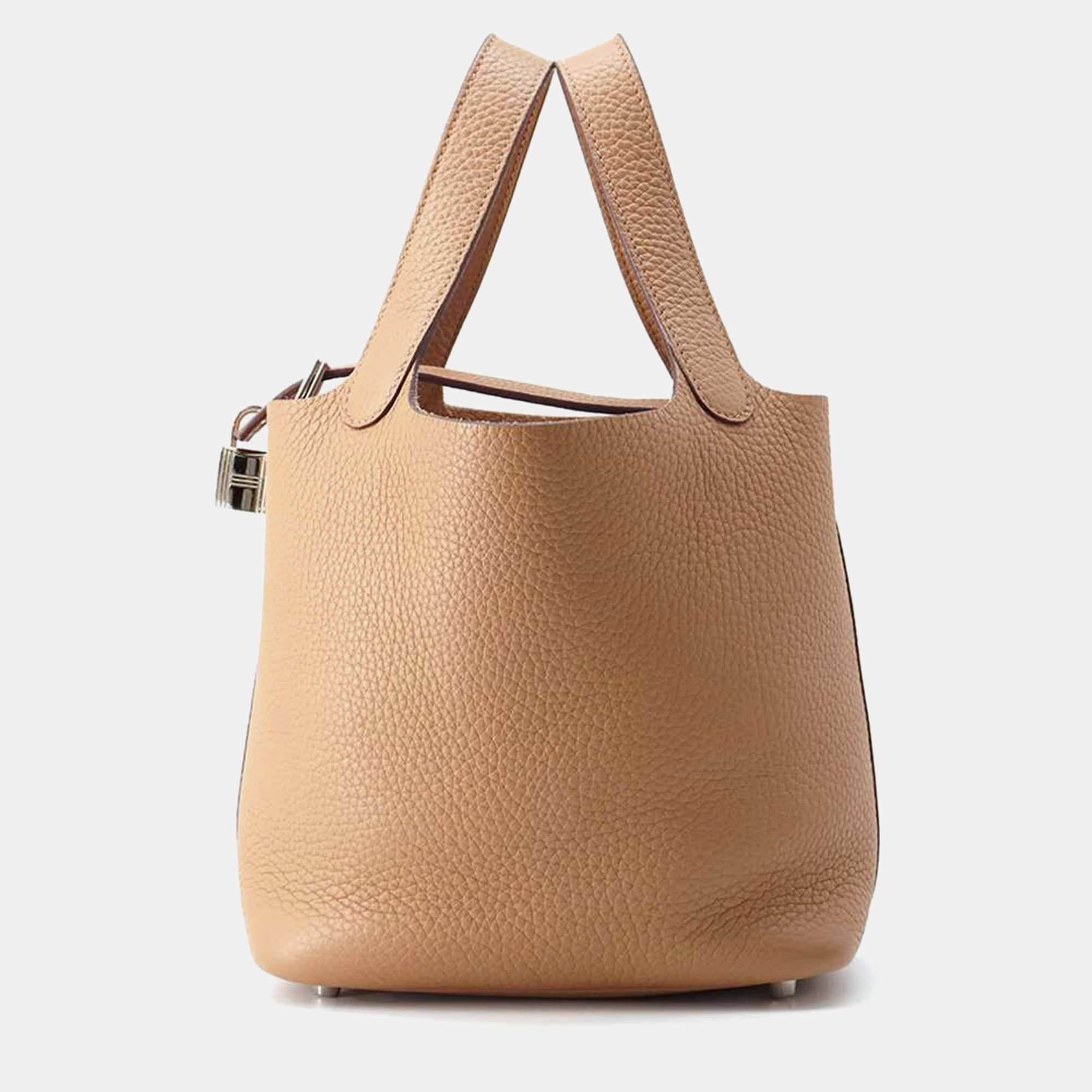 

Hermes Picotin Lock Chai Taurillon Clemence Size Pm, Brown
