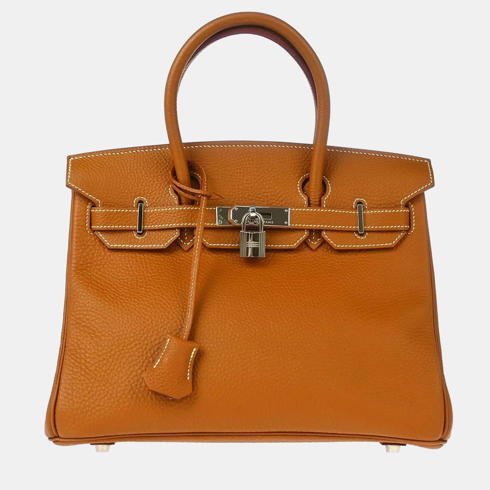

Hermes Gold Togo Leather Birkin 30 Handbag
