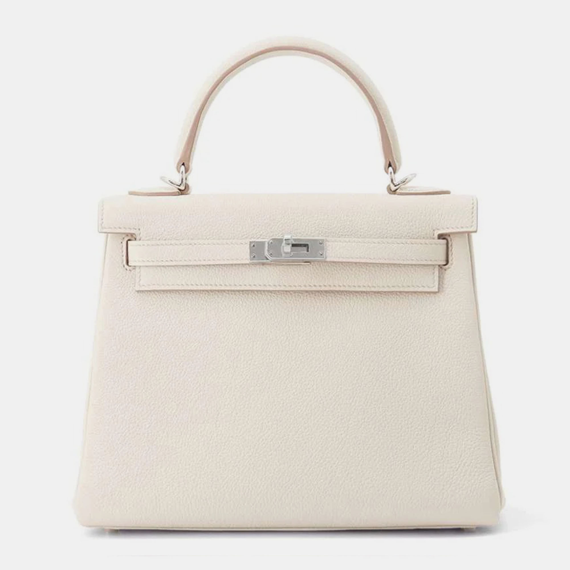 

Hermes Beton Togo Leather Kelly Retourne Size, White