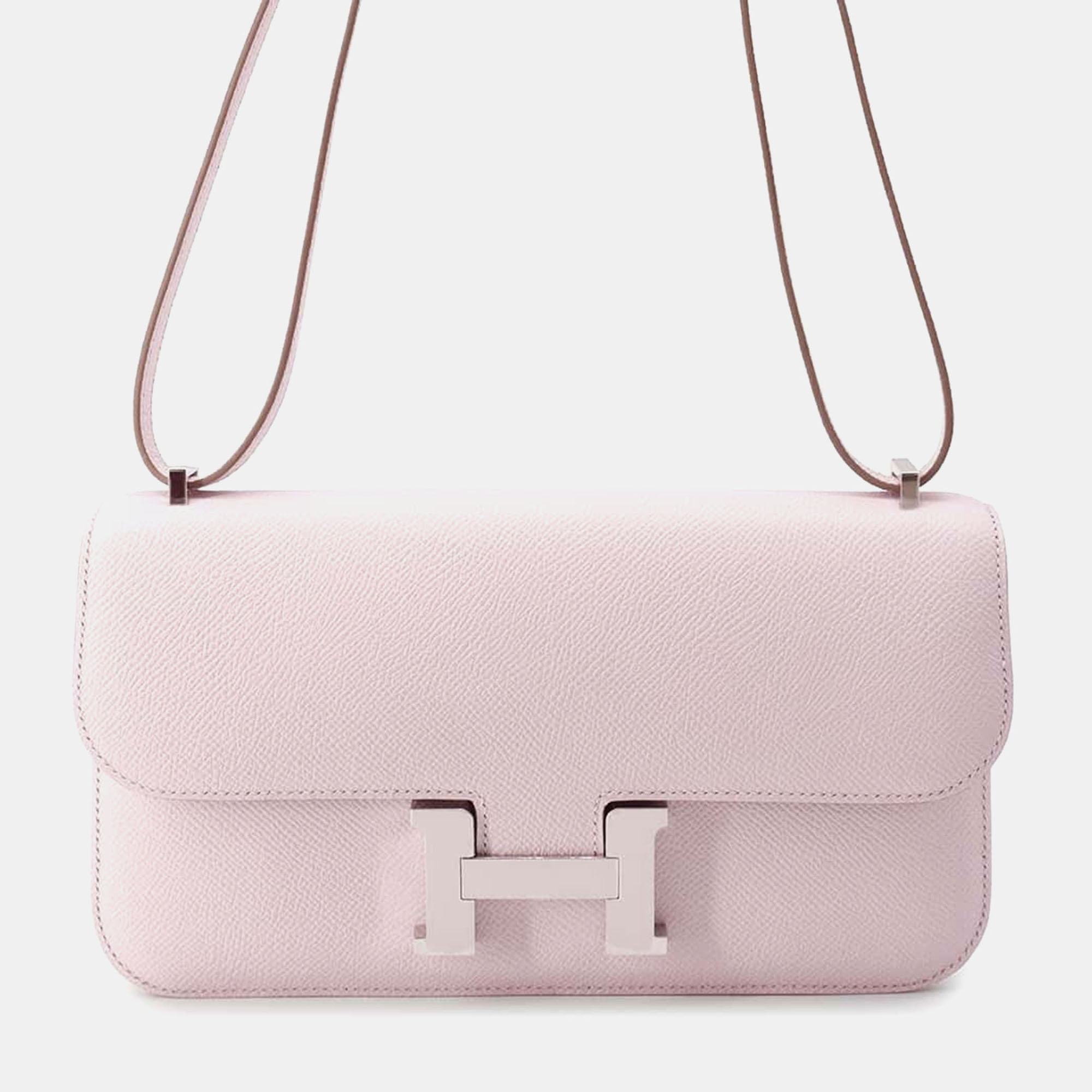 

Hermes Mauve Pail Epsom Constance Elan Bag, Pink