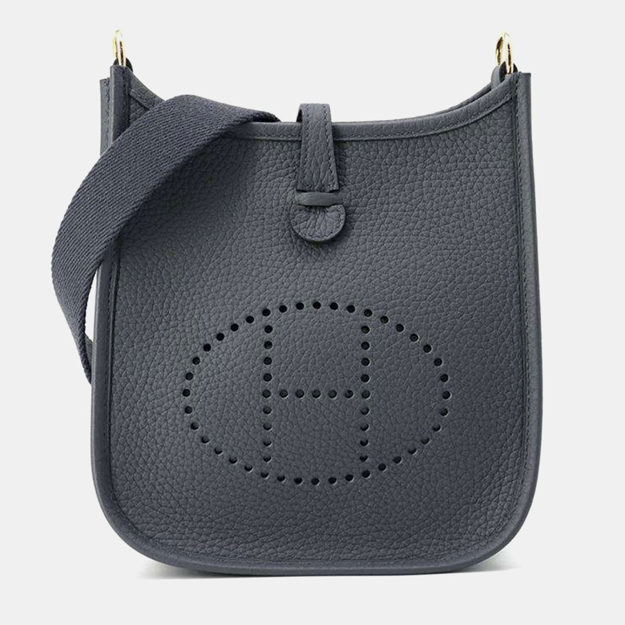 

Hermes Evelyne Grimist Taurillon Clemence Size TPM, Grey