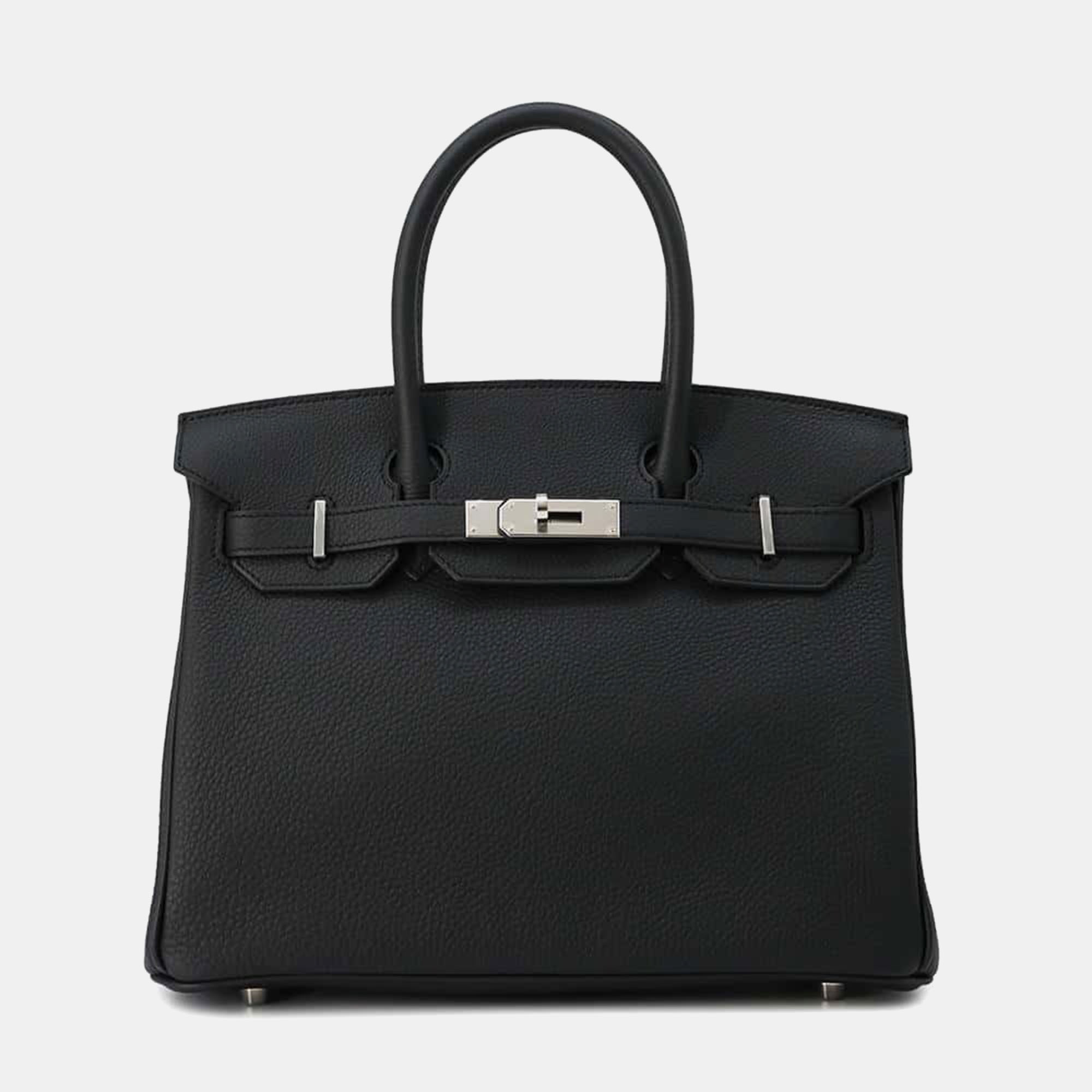 

Hermes Black Togo Leather Birkin 30