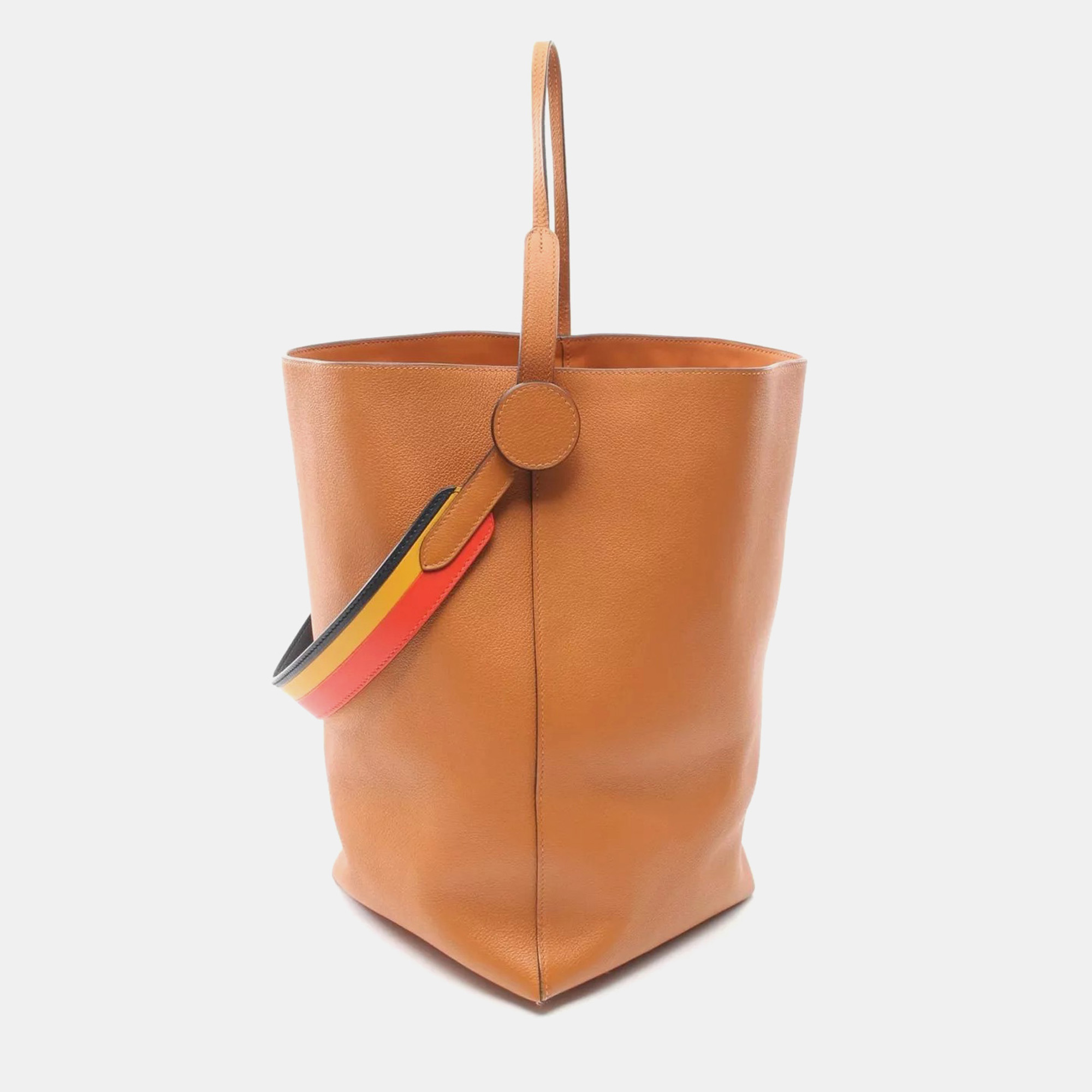 

Hermes Brown Toffee Evercolor Leather Licol 19 Shoulder Bag