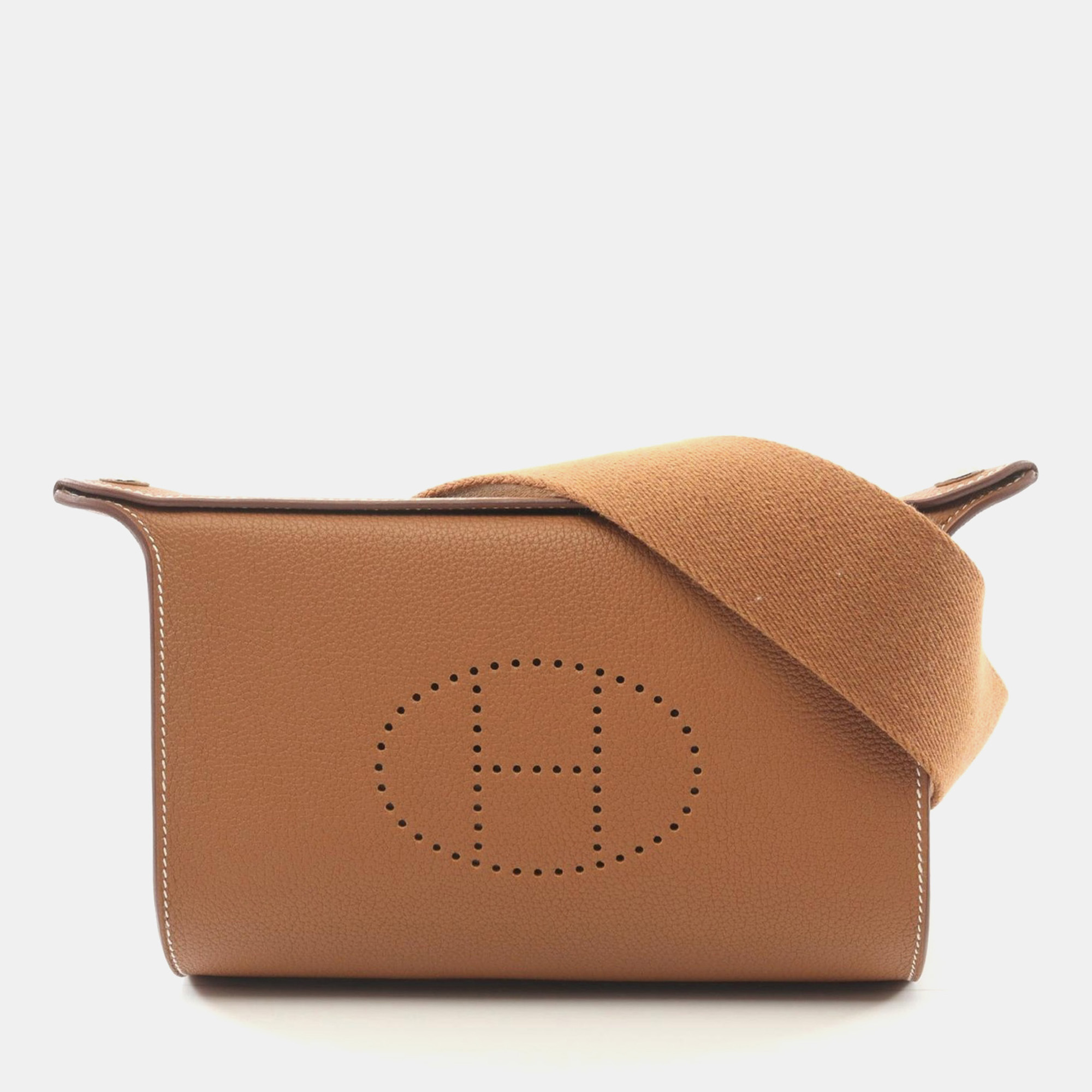 

Hermes Gold Togo Leather Vide Poche Shoulder Crossbody Bag