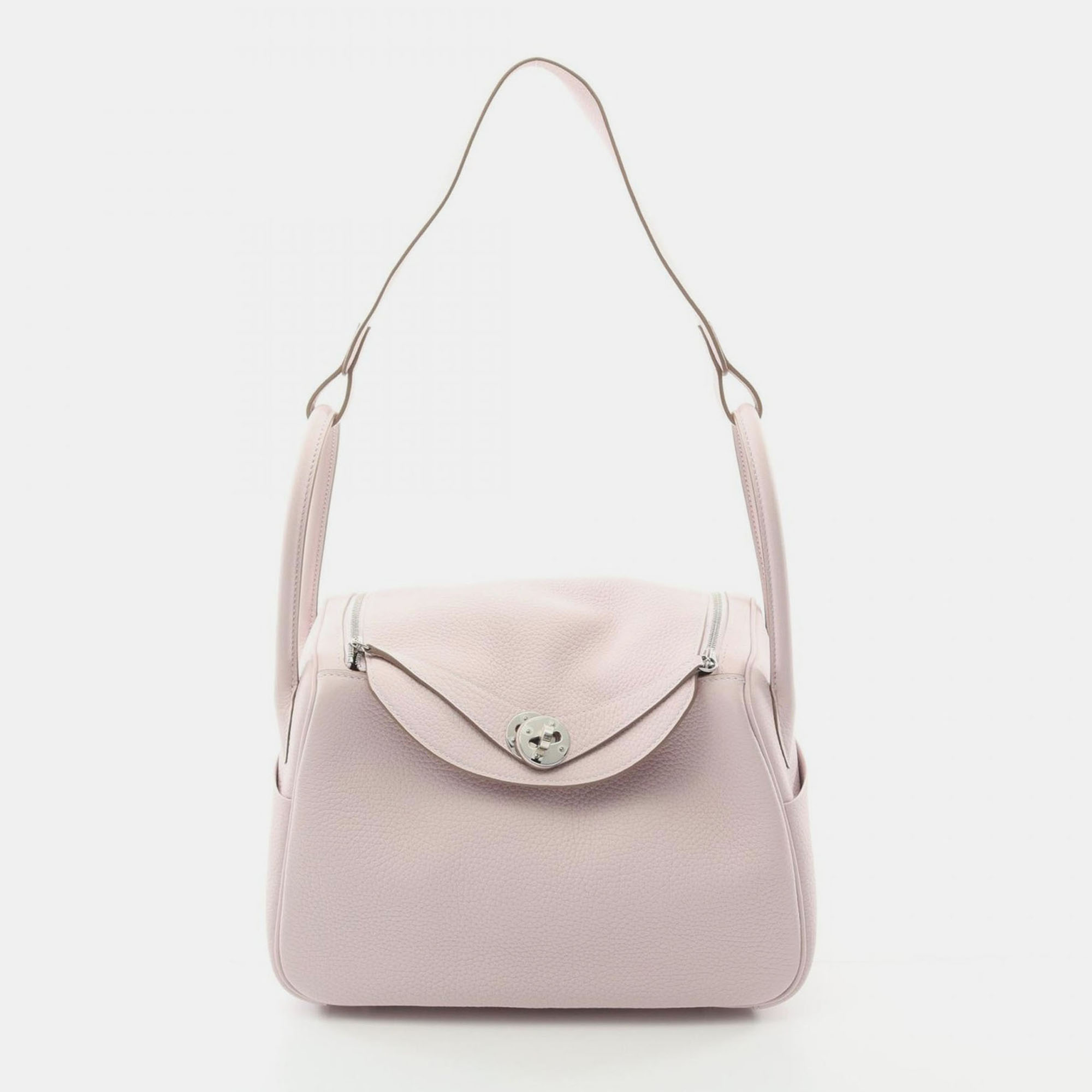 

Hermes Mauve Pale Togo Leather Lindy 26 Shoulder Bag, Pink