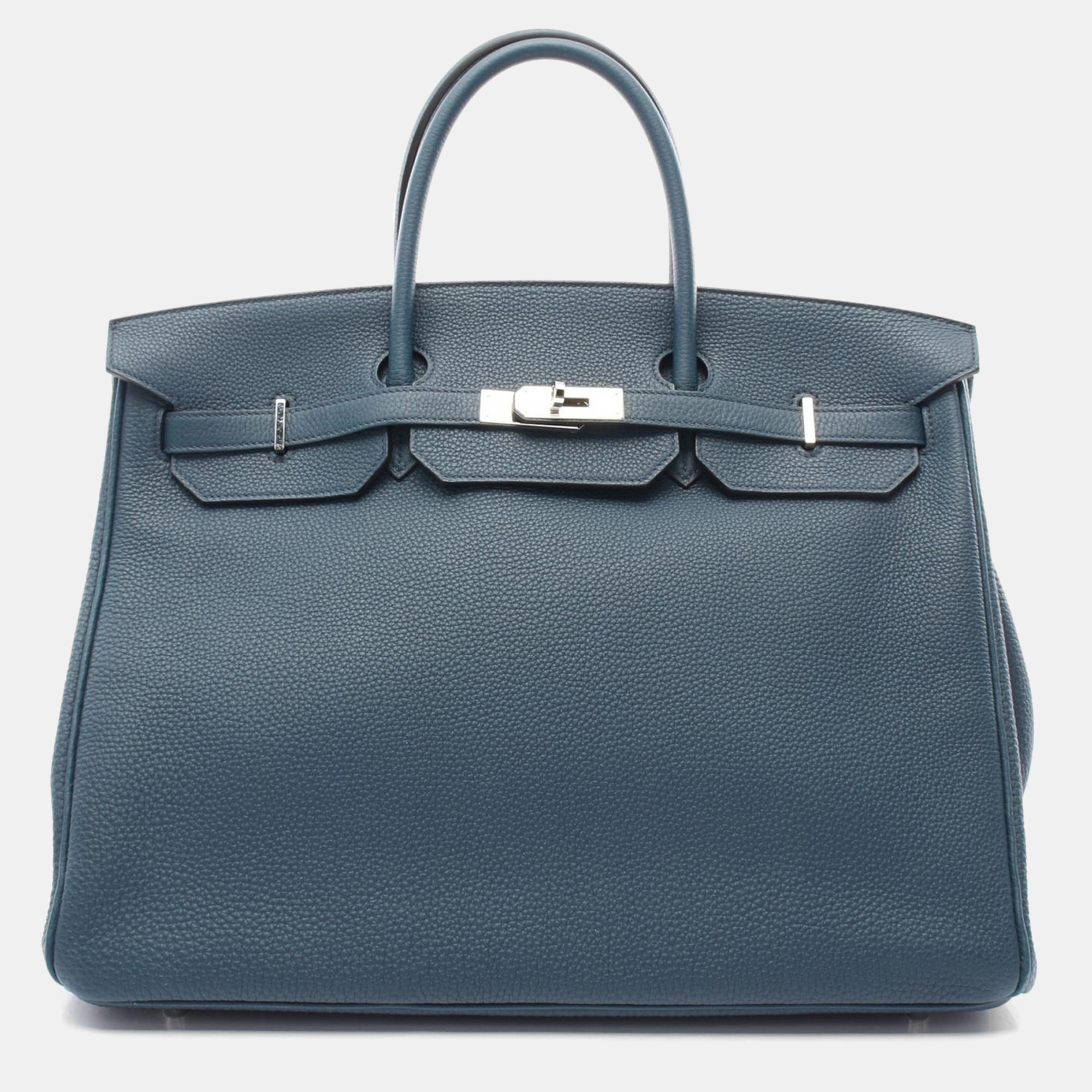 

Hermes Blue Colvert Togo Leather Birkin 40 Handbag