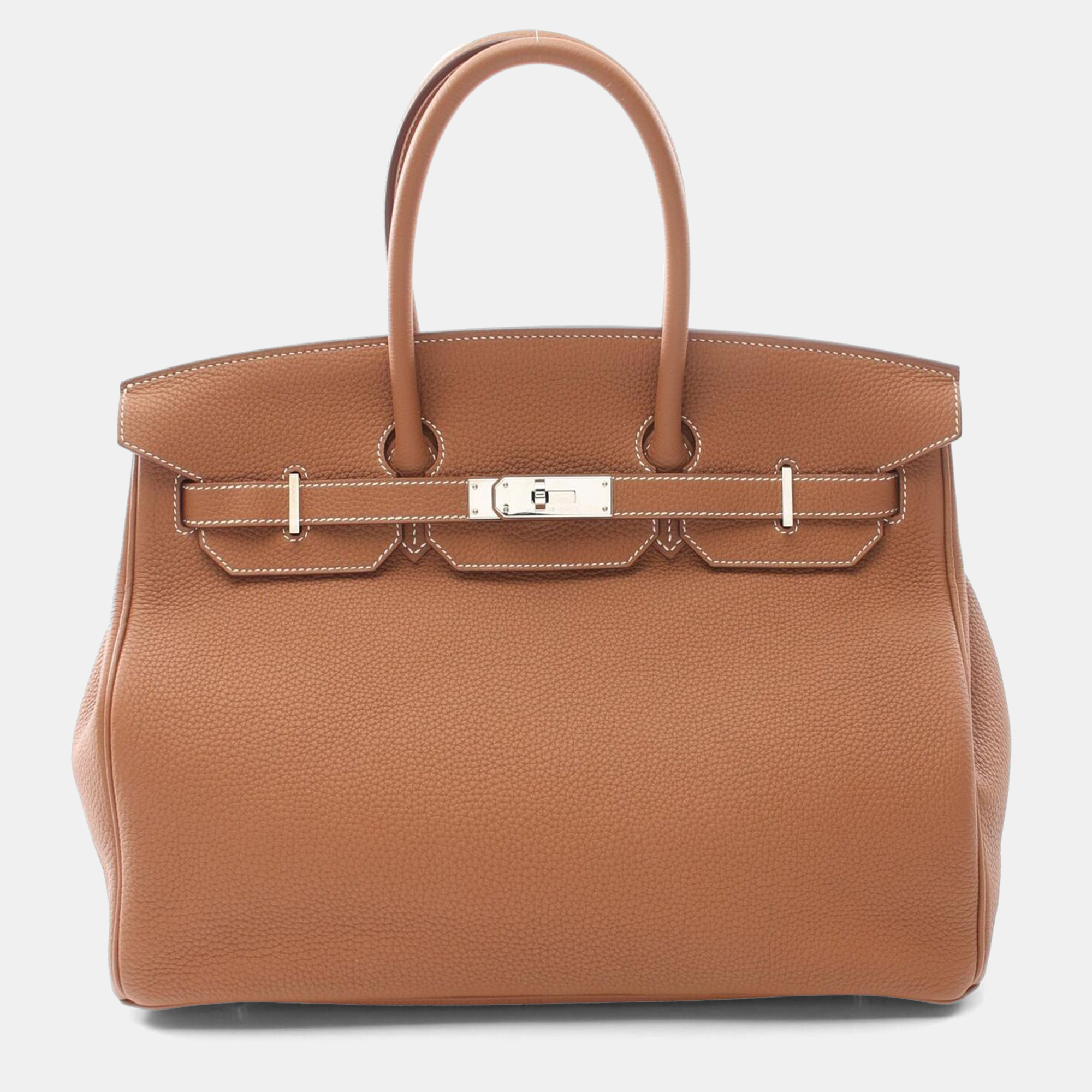 

Hermes Gold Togo Leather Birkin 35 Handbag