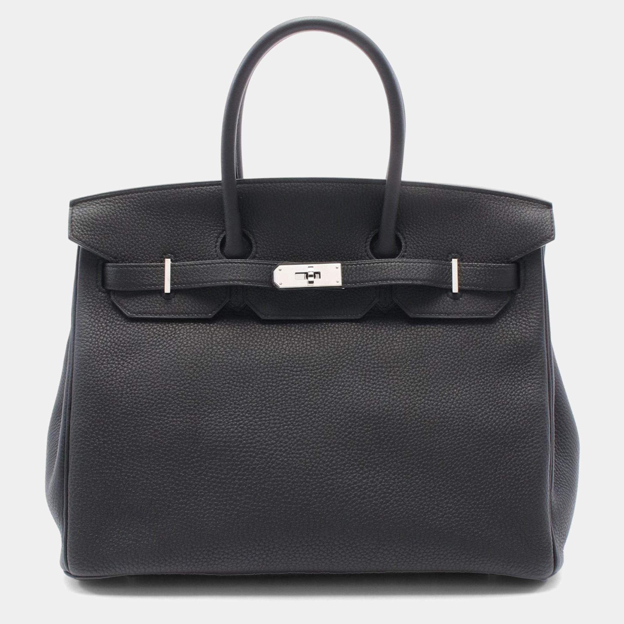 

Hermes Black Togo Leather Birkin 35 Handbag