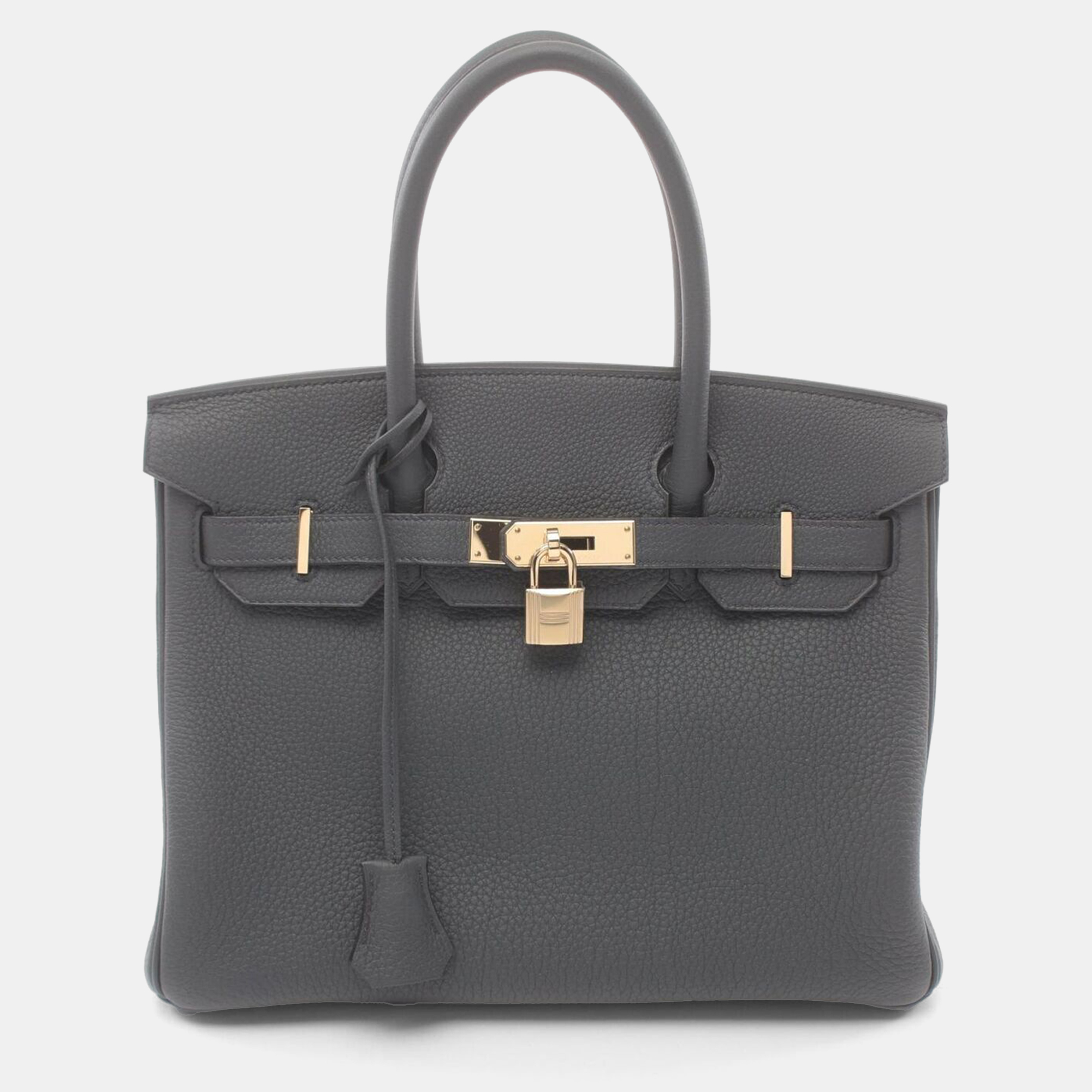 

Hermes Grey Togo Leather Birkin 30 Handbag