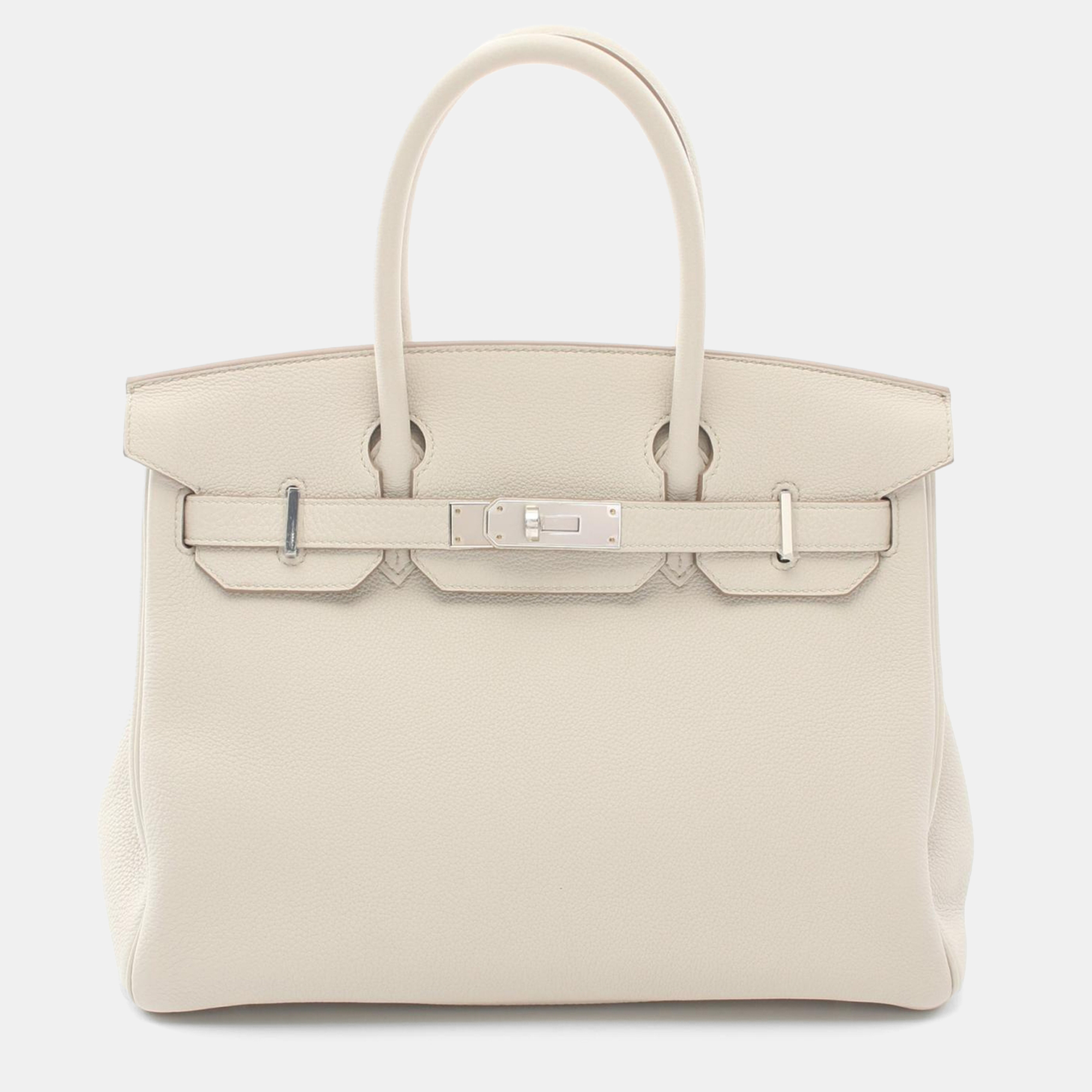 

Hermes Beton Togo Leather Birkin 30 Handbag, Grey