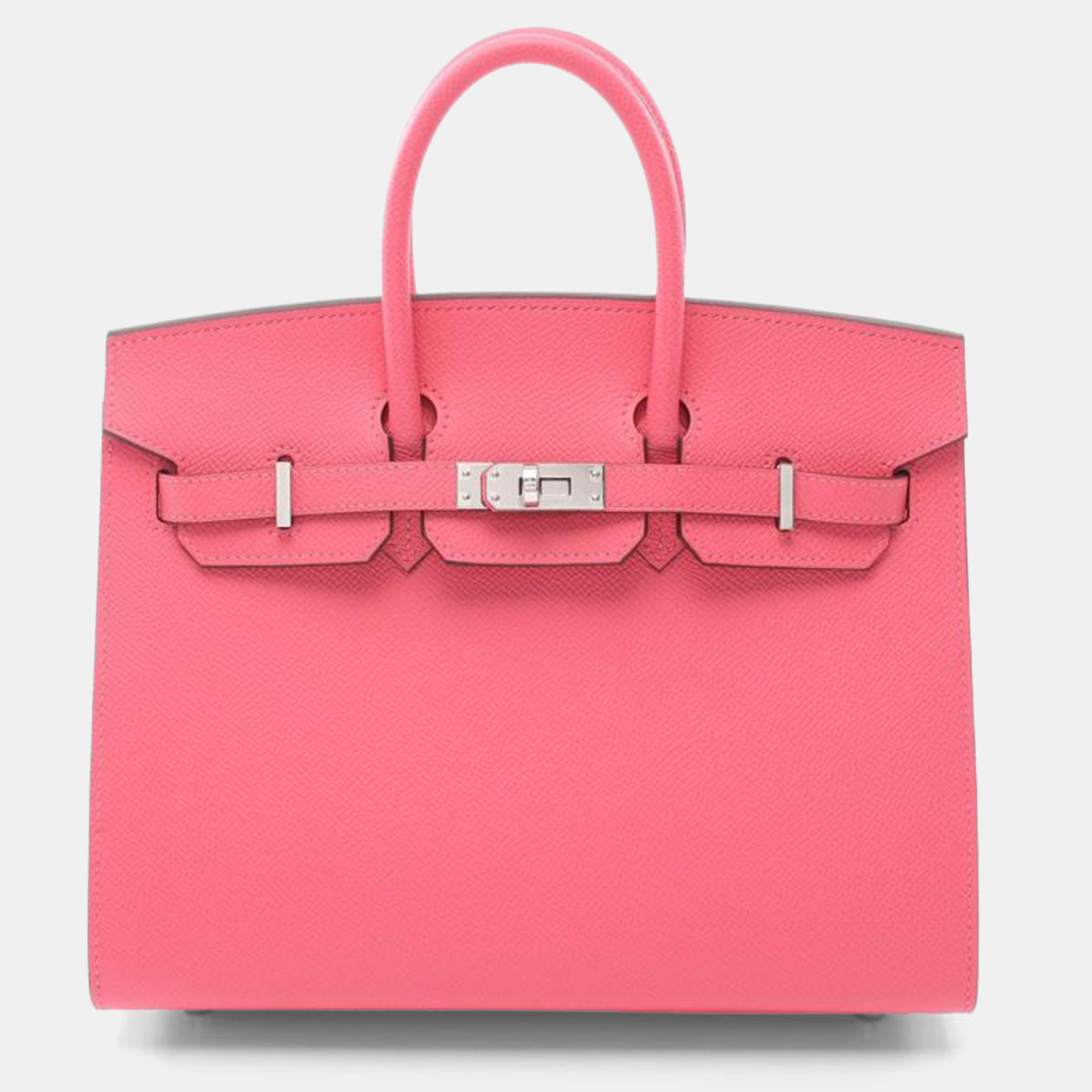 

Hermes Pink Epsom Leather Birkin 25 Handbag
