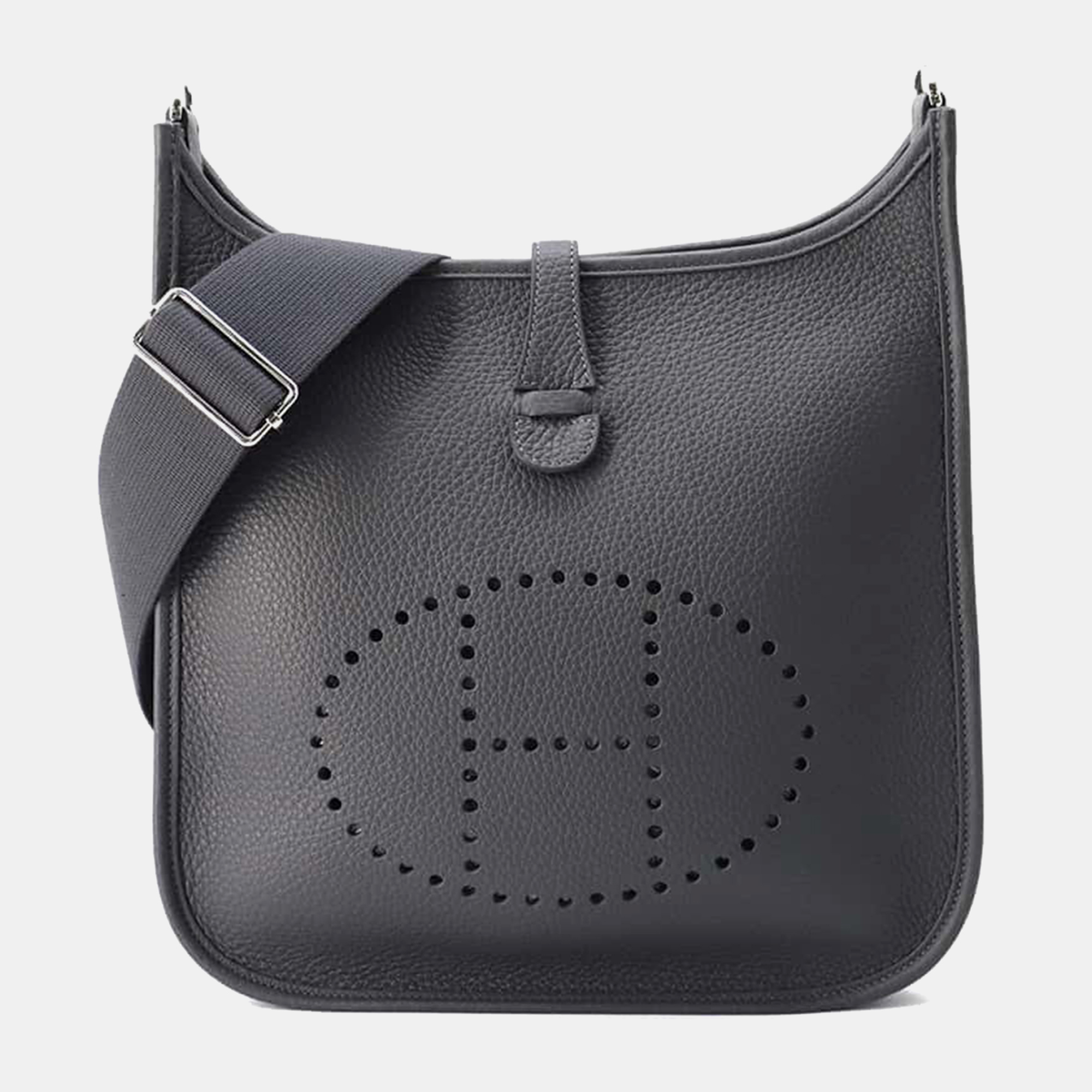 

Hermes Ardoise Taurillon Clemence Evelyne3 PM, Black