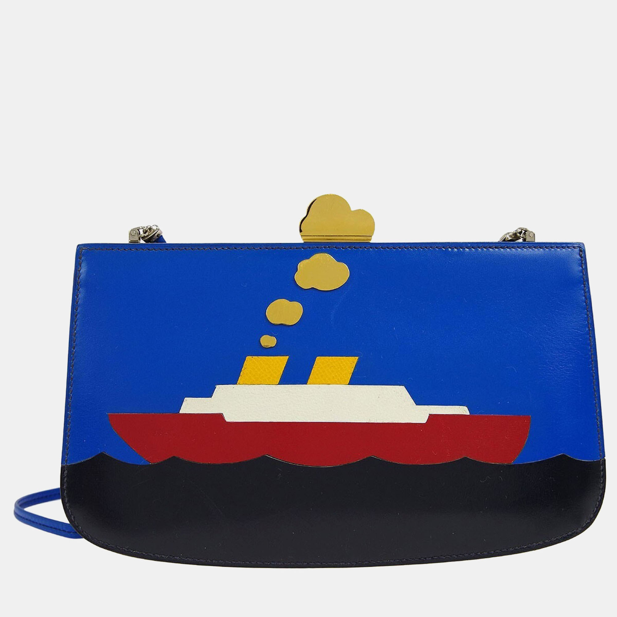 

Hermes Blue Box Calf Sac A Malice Shoulder Bag