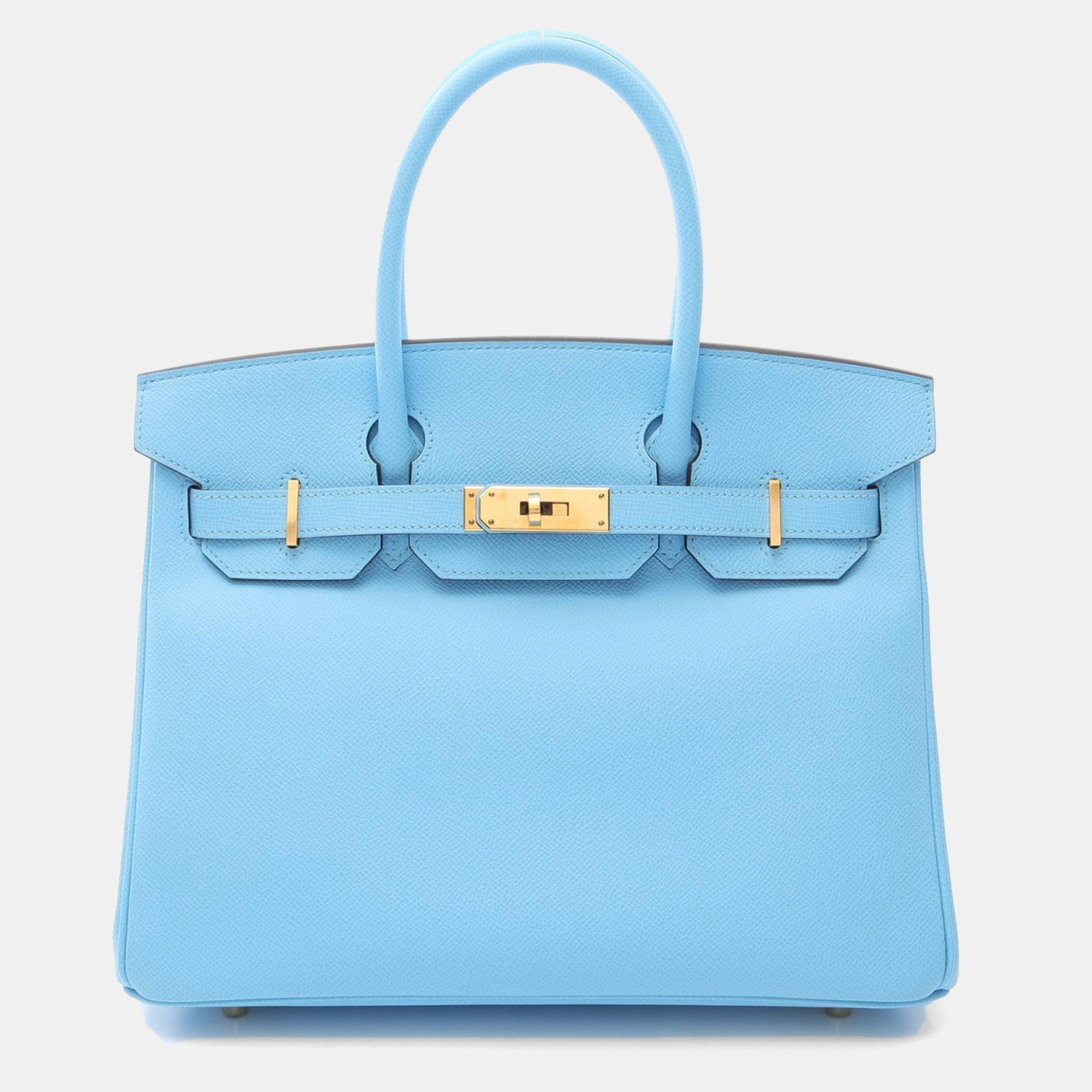 

Hermes Celeste Blue Epsom Leather Gold Hardware Birkin 30
