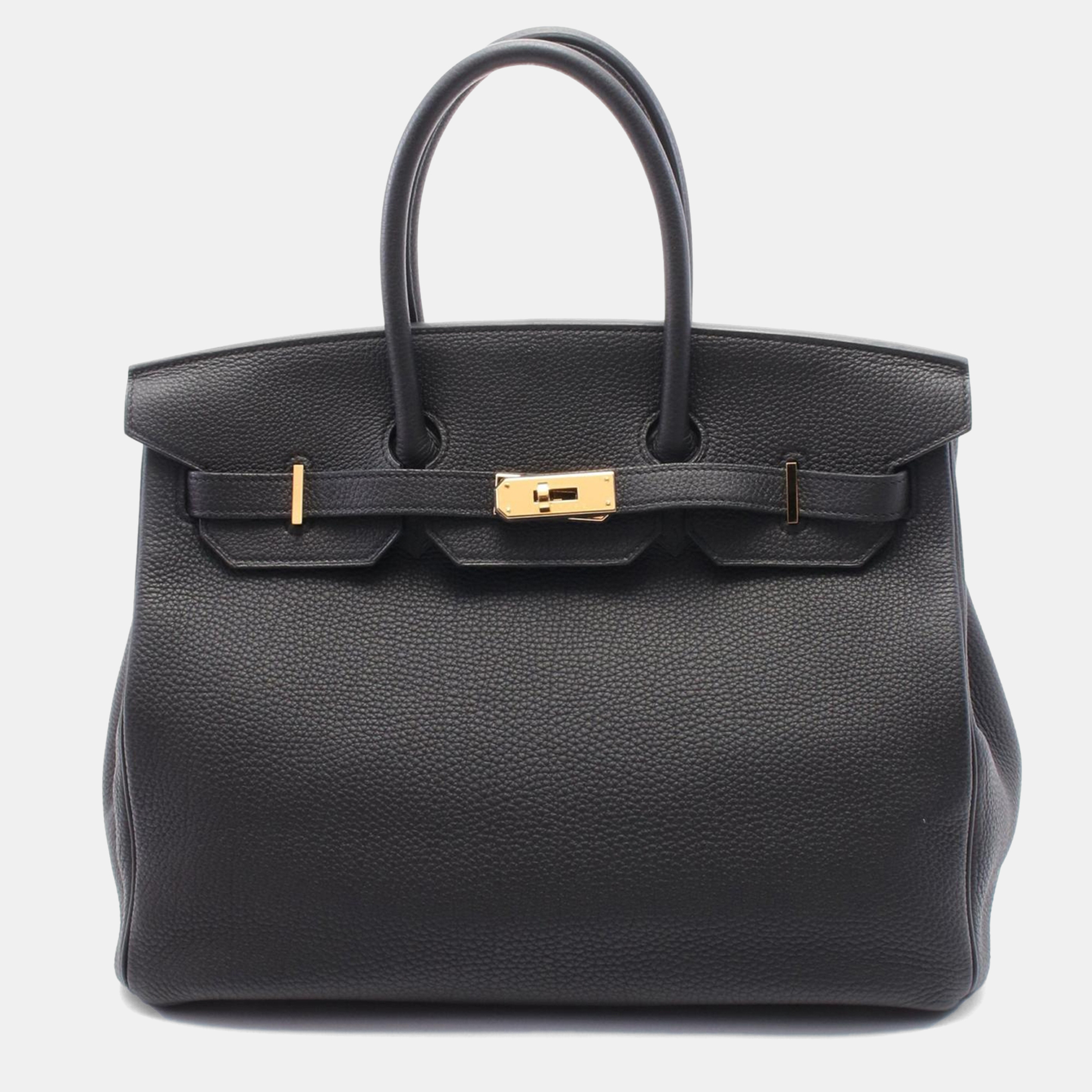 

Hermes Black Togo Leather Gold Hardware Birkin 35