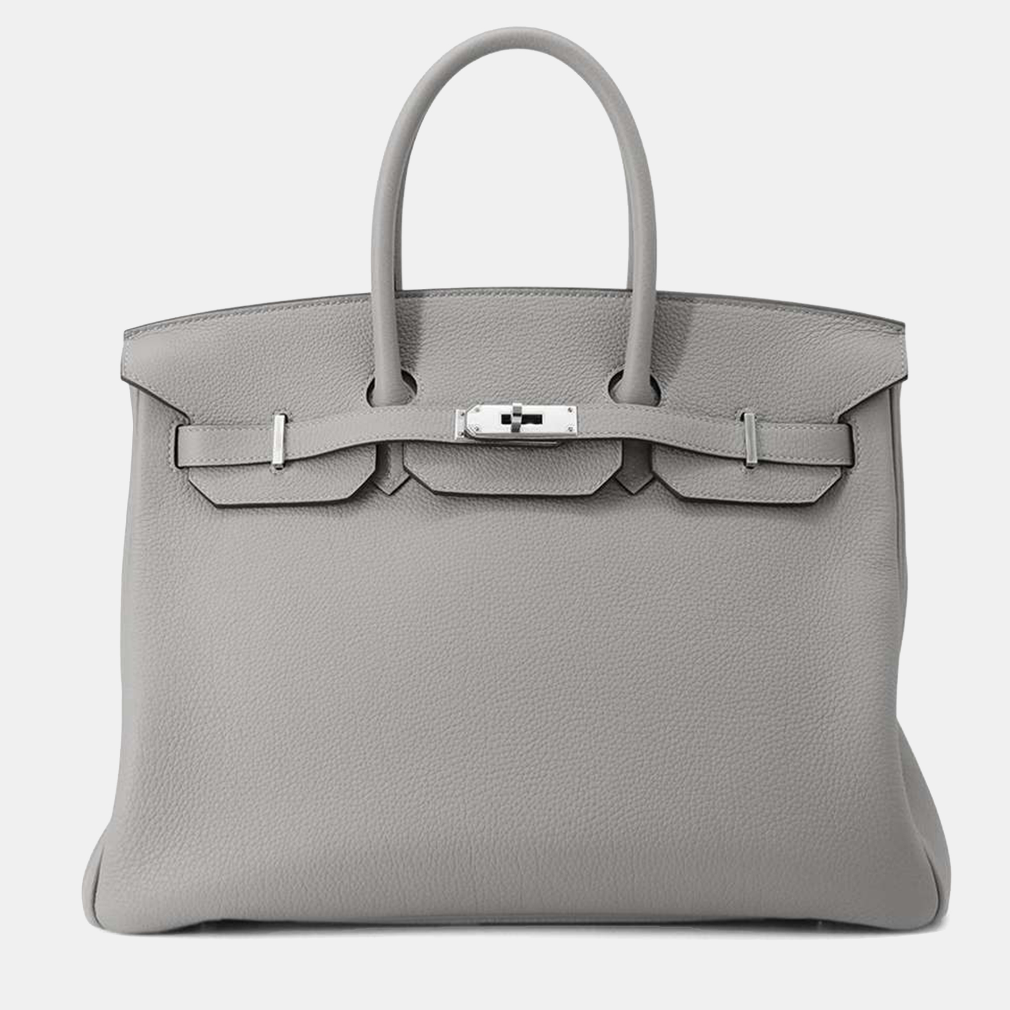 

Hermes Gris Togo Leather Birkin Mouette 35, Grey