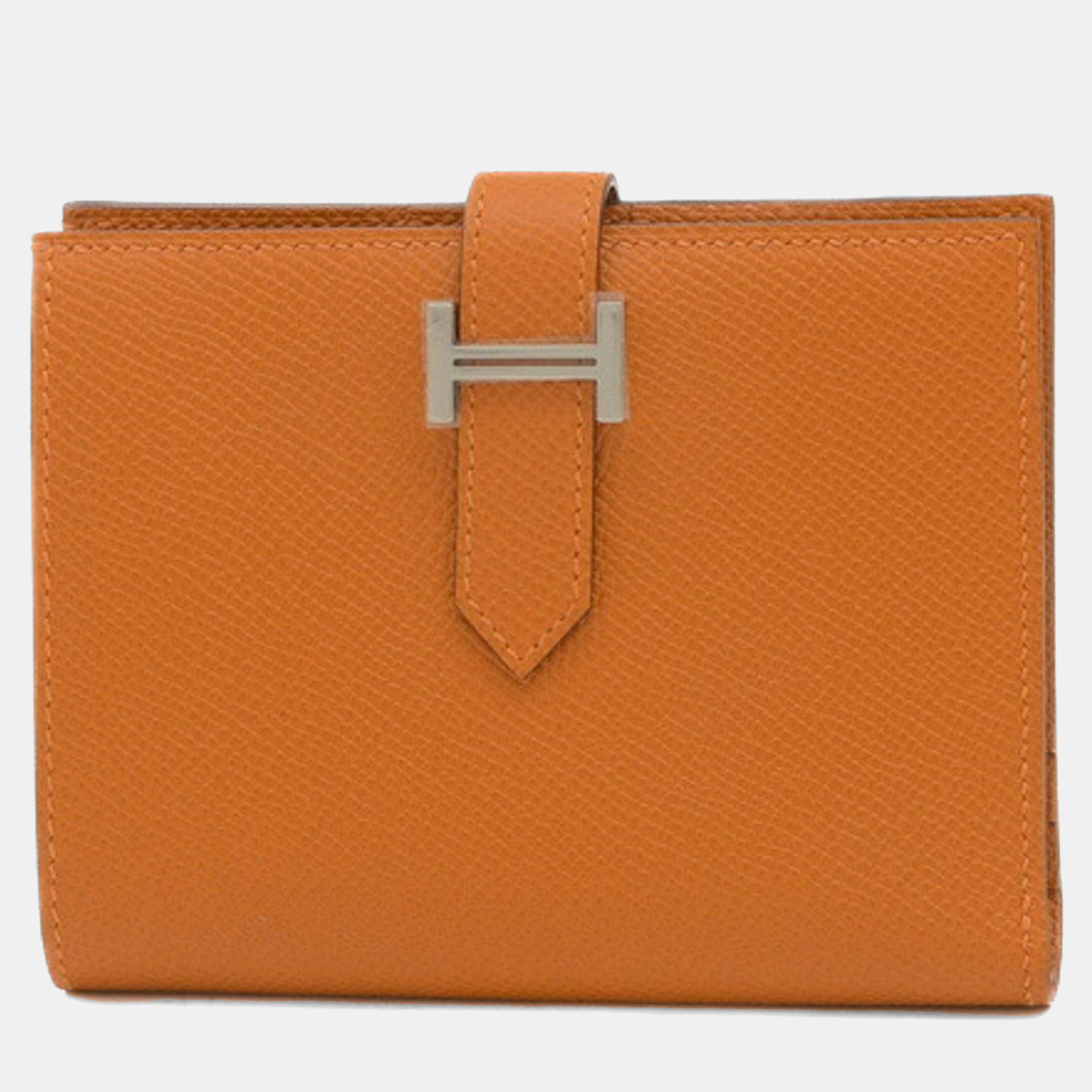 

Hermes Orange Epson Bearn Compact Wallet