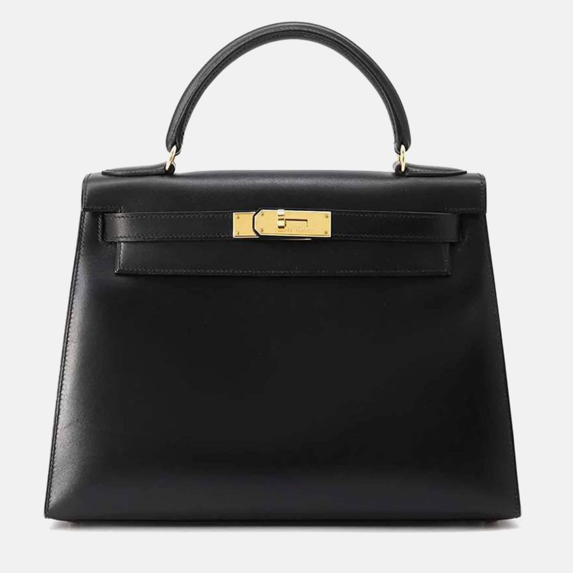 

Hermes Black Box Calf Leather Kelly Sellier Size