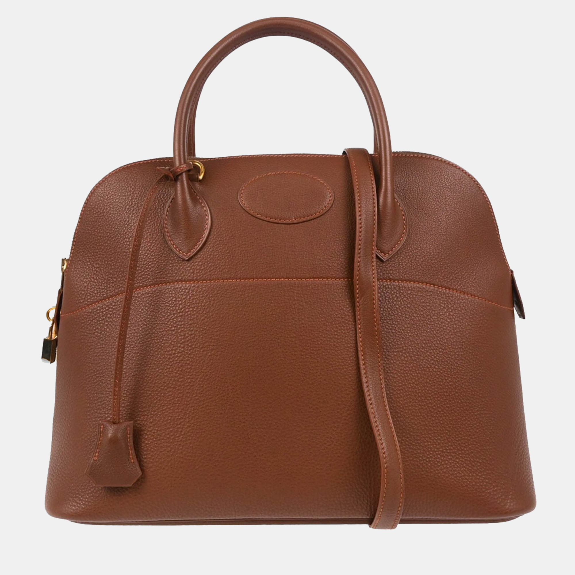

Hermes Noisette Ardennes Bolide 35 Handbag, Brown