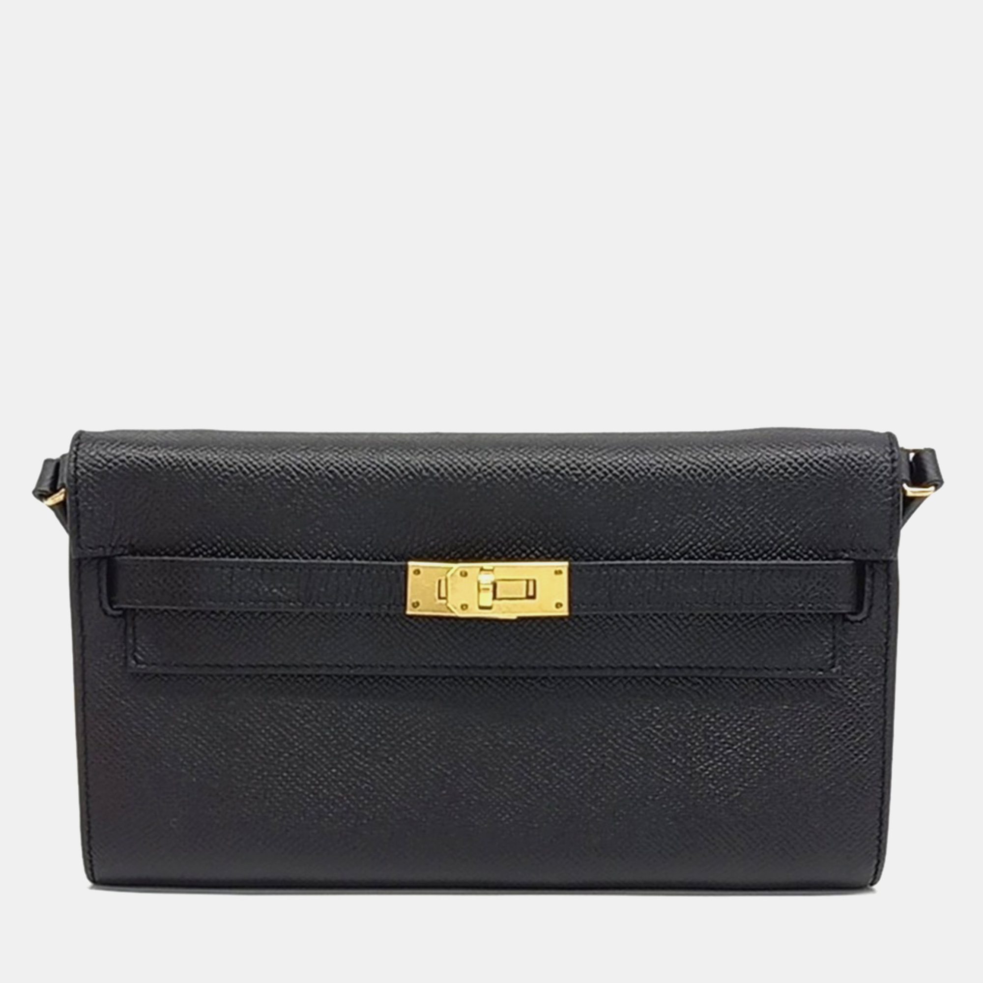 

Hermes Black Togo Leather Kelly