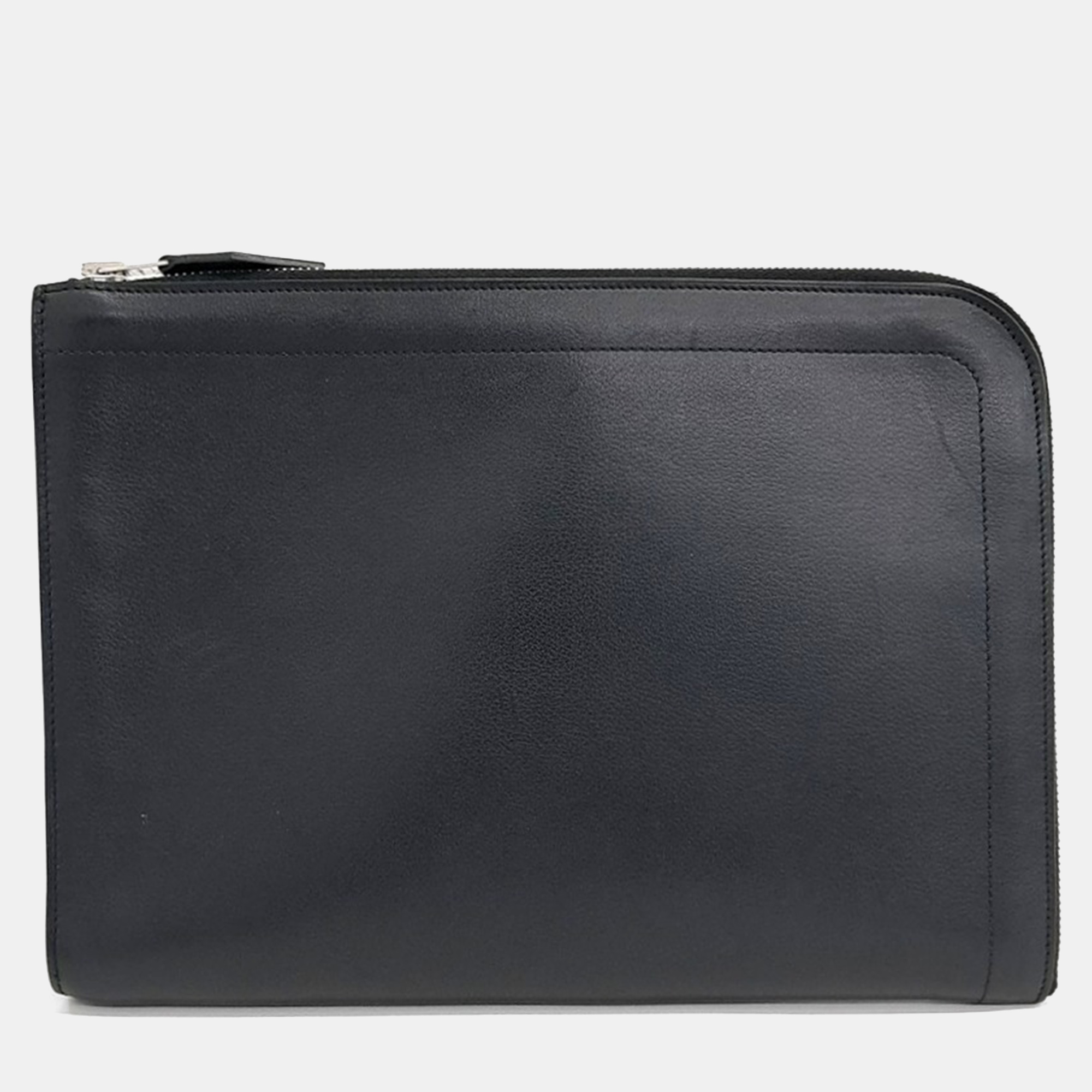 

Hermes Black Leather Clutch and iPad Case