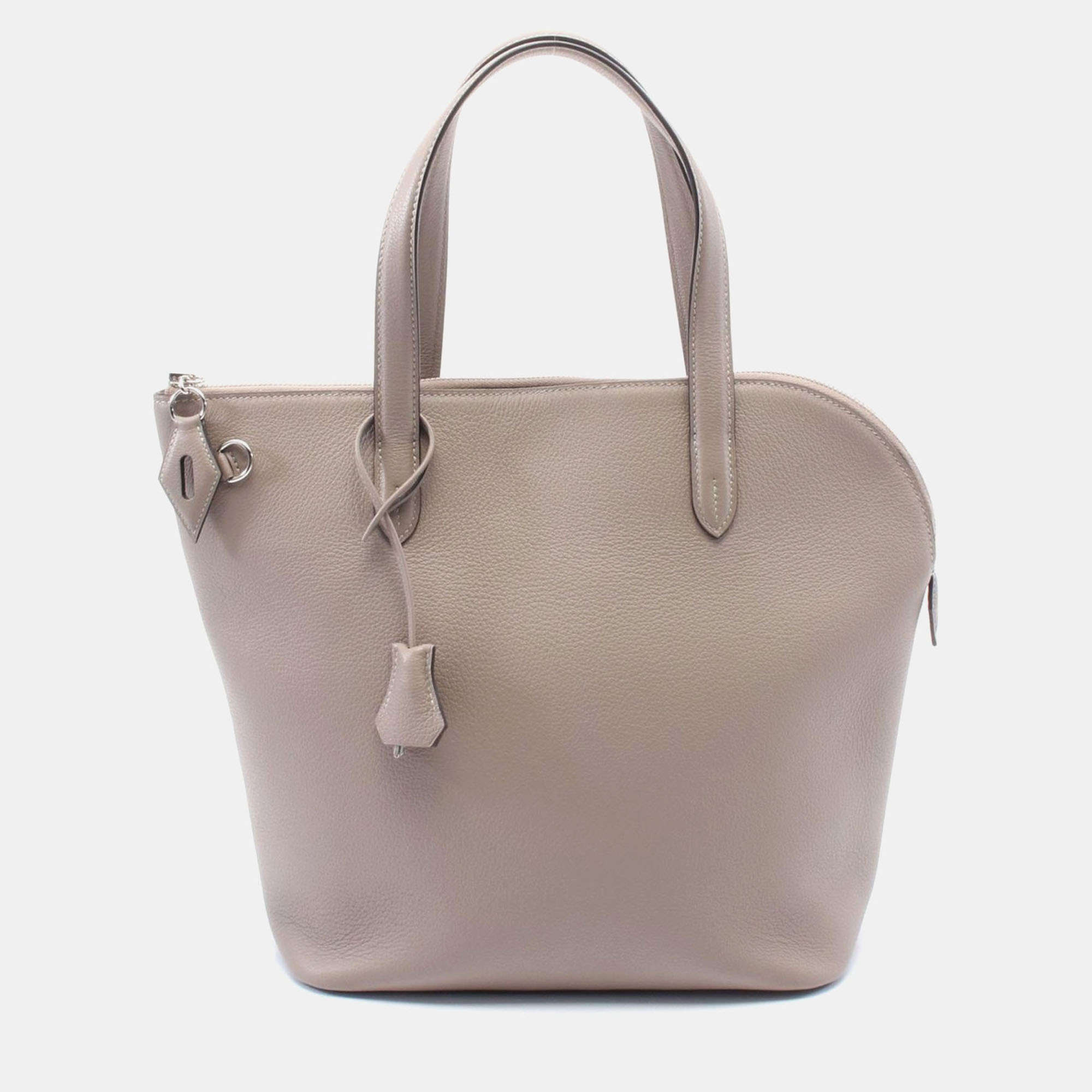 

Hermes Novillo Transat Tote Bag, Grey