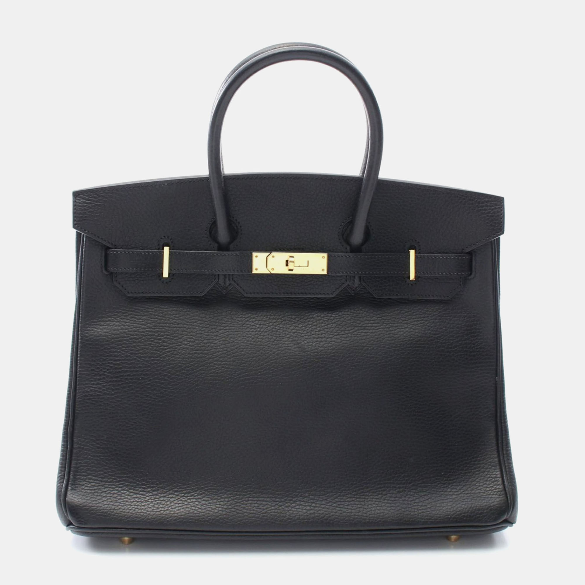

Hermes Black Ardennes Leather Birkin 35