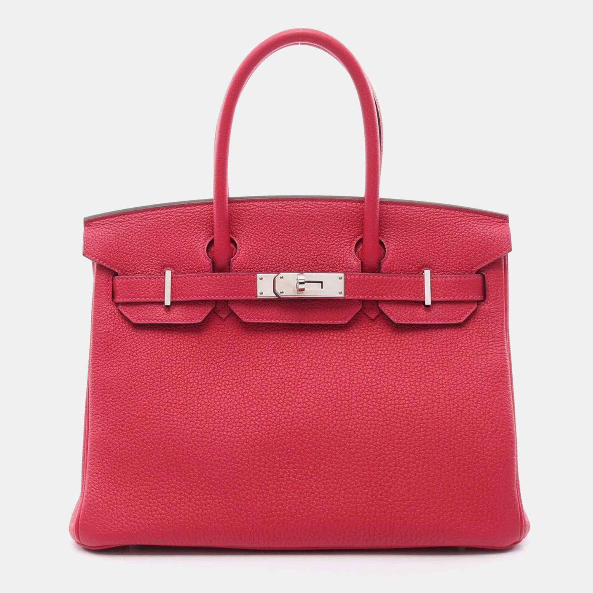 

Hermes ink Framboise Togo Leather Birkin 30 Handbag, Pink