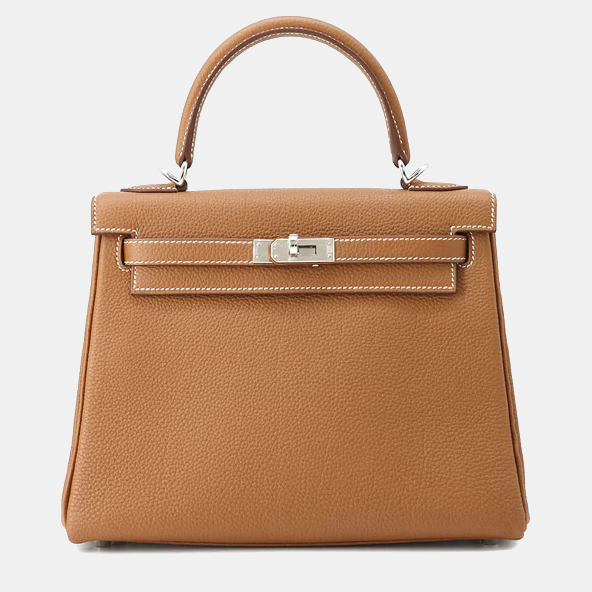 

Hermès Gold Togo Leather Kelly Retourne 25