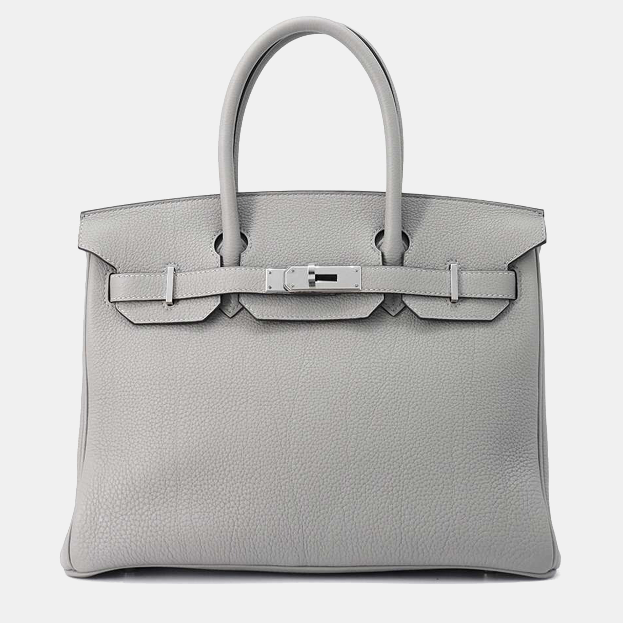 

Hermès Gris Mouette Togo Leather Birkin 30, Grey