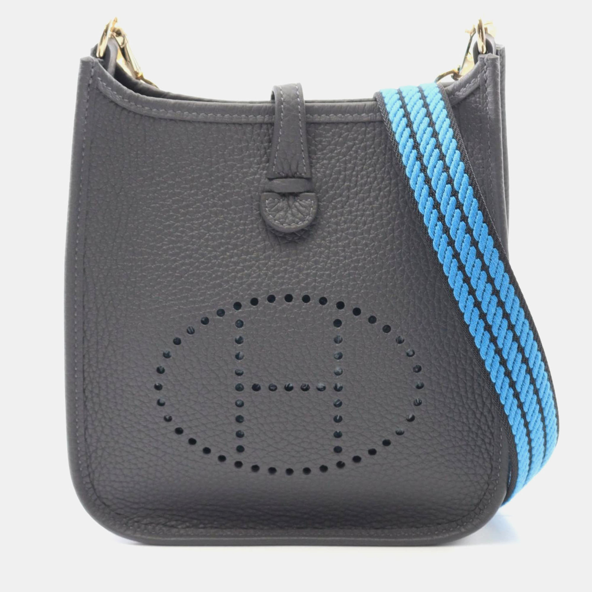 

Hermes Evelyne TPM Grey W Taurillon Clemence Shoulder Bag