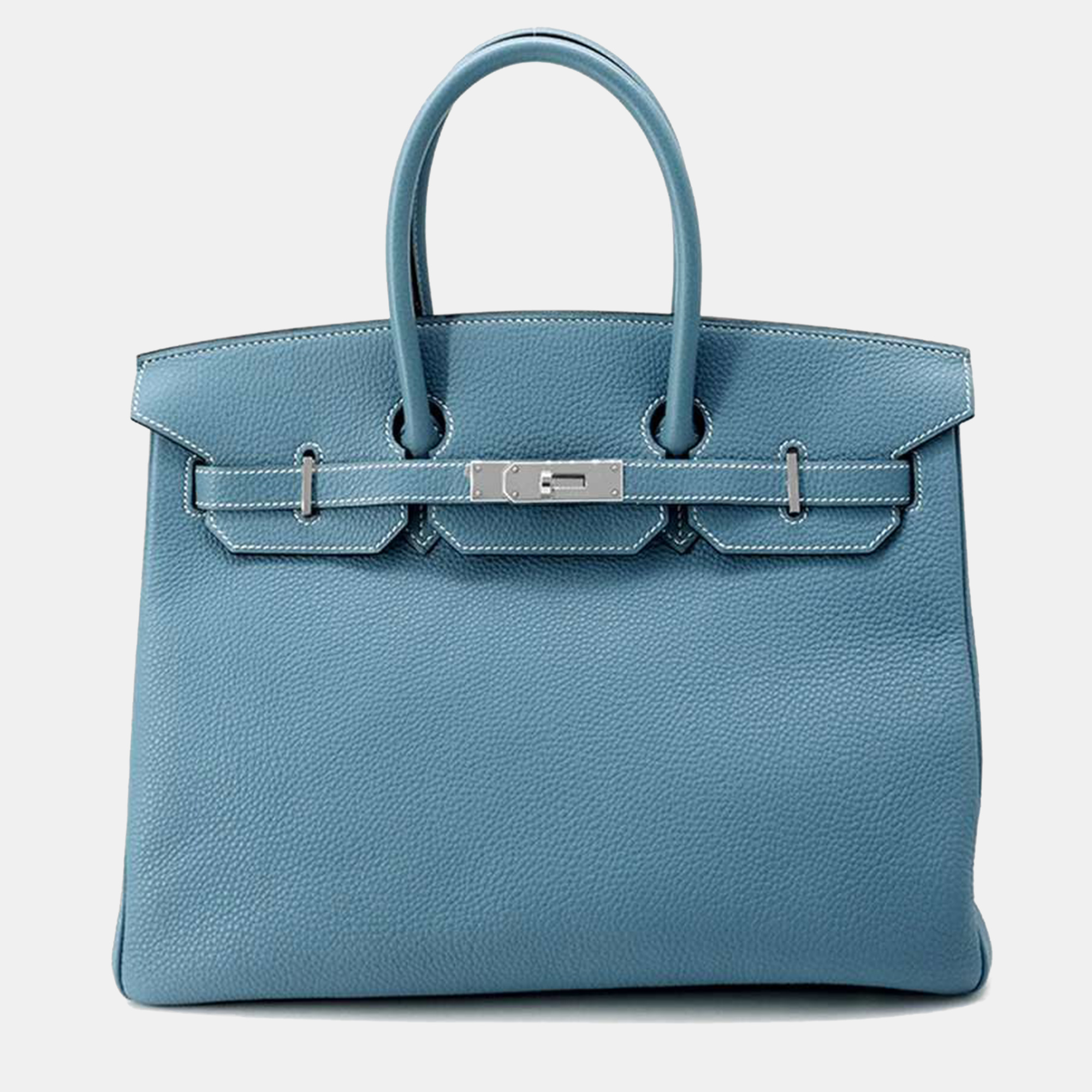 

Hermes Birkin 35 Blue Jean Togo Leather