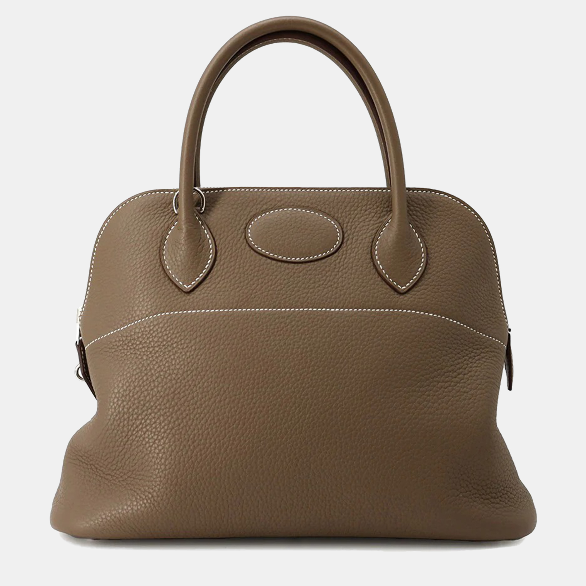 

Hermes Bolide 31 Etoupe Taurillon Clemence, Brown