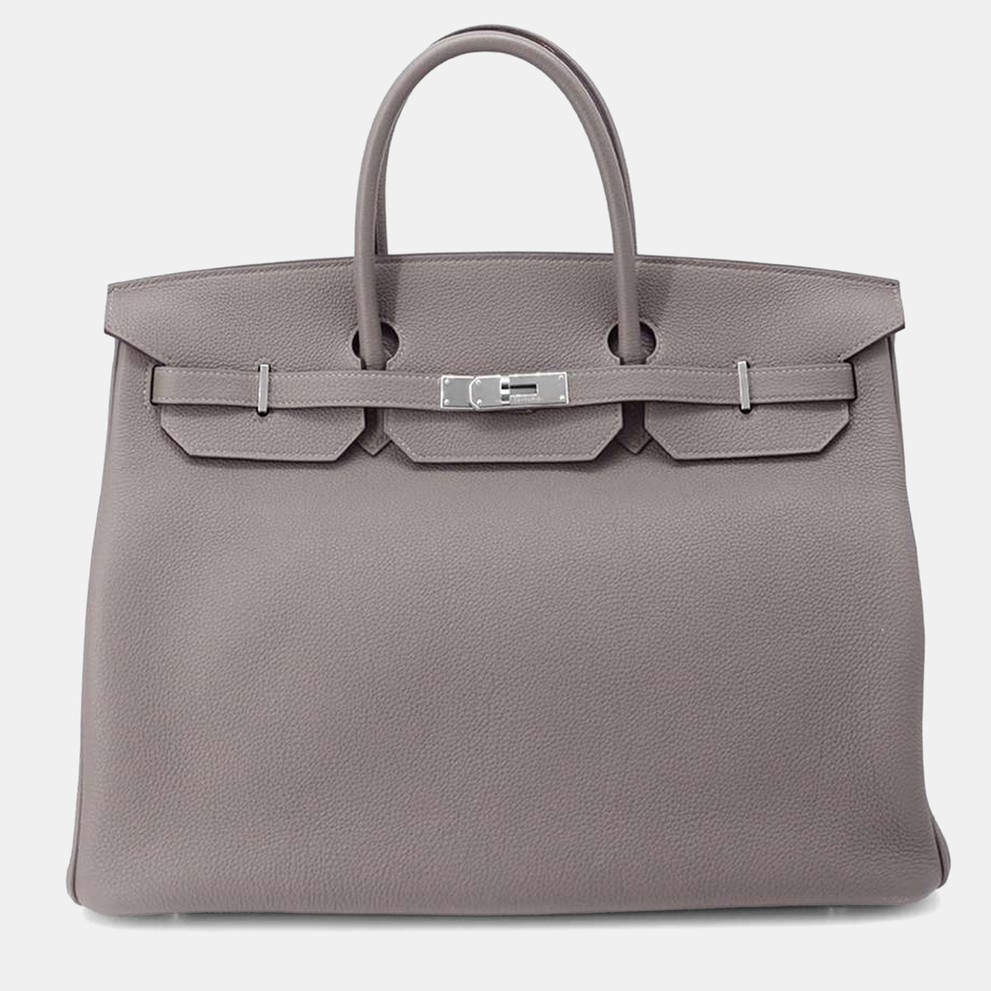 

Hermes Birkin 40 Gris Meyer Togo Leather, Grey