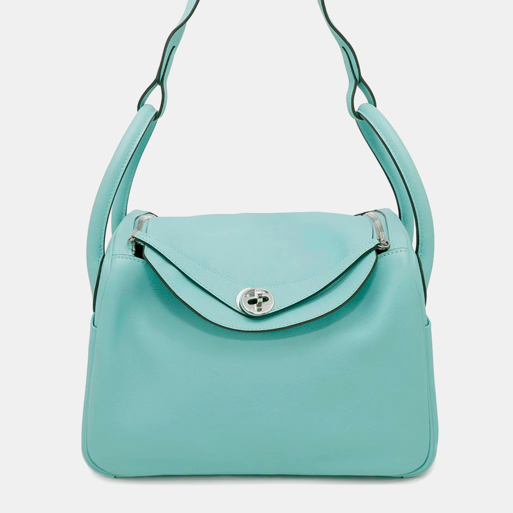 

Hermes Lindy Blue Atoll Evercolor Size