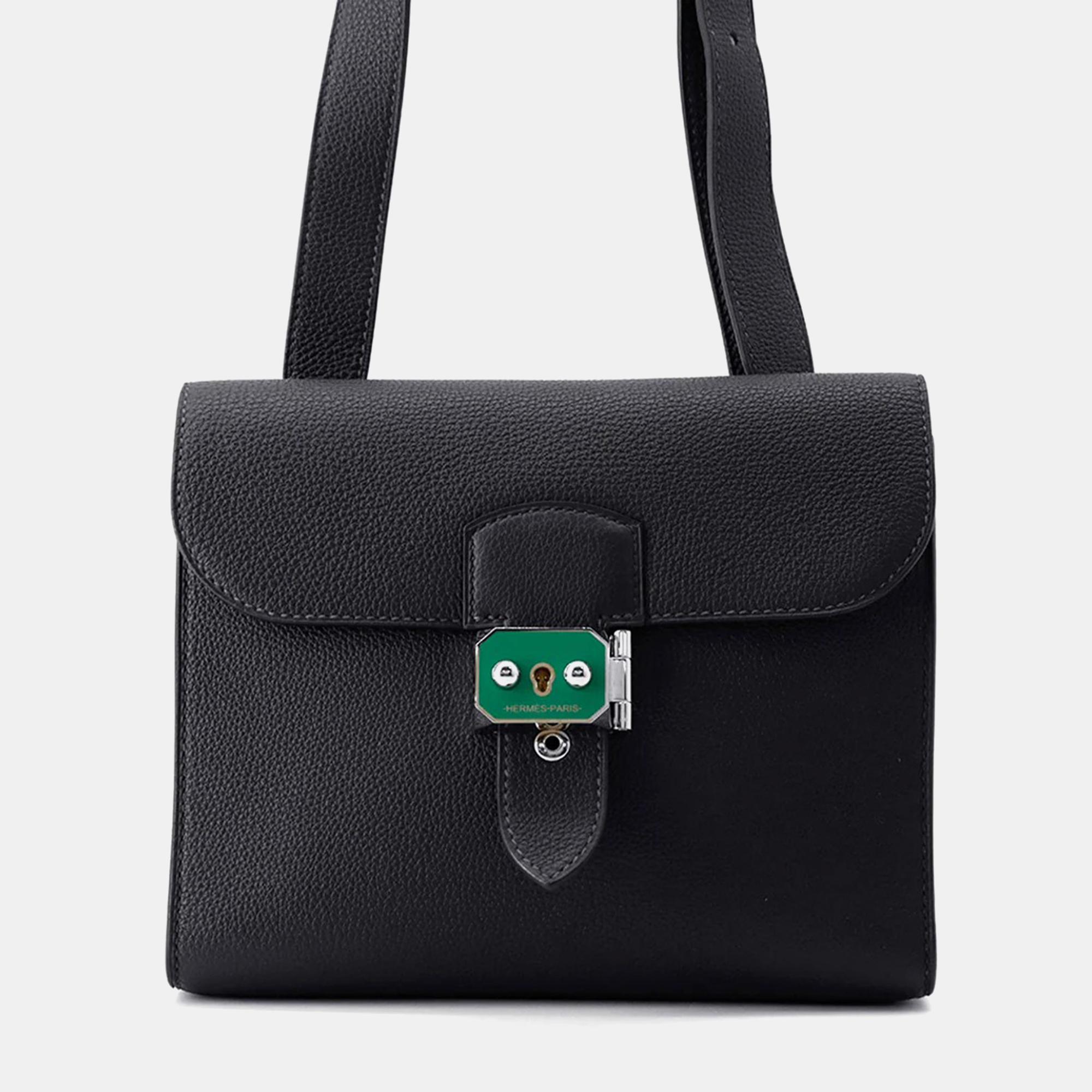 

Hermes Sac Adepesh Caban Togo Leather Size, Black