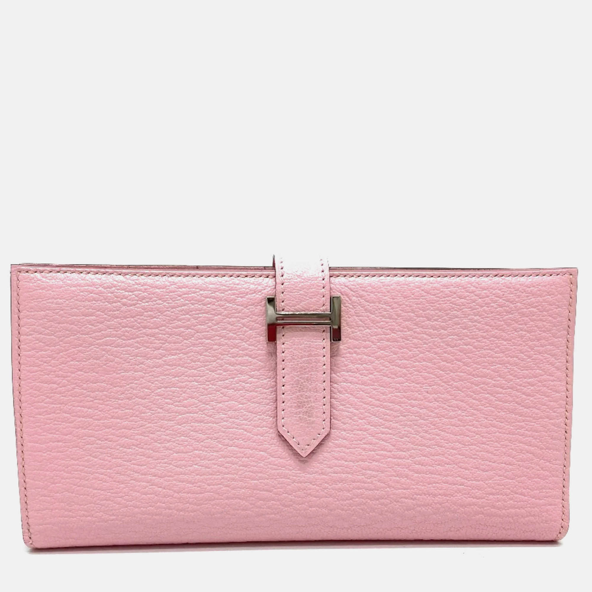 

Hermes Machi Has Pink Cherry Rose Long Wallet