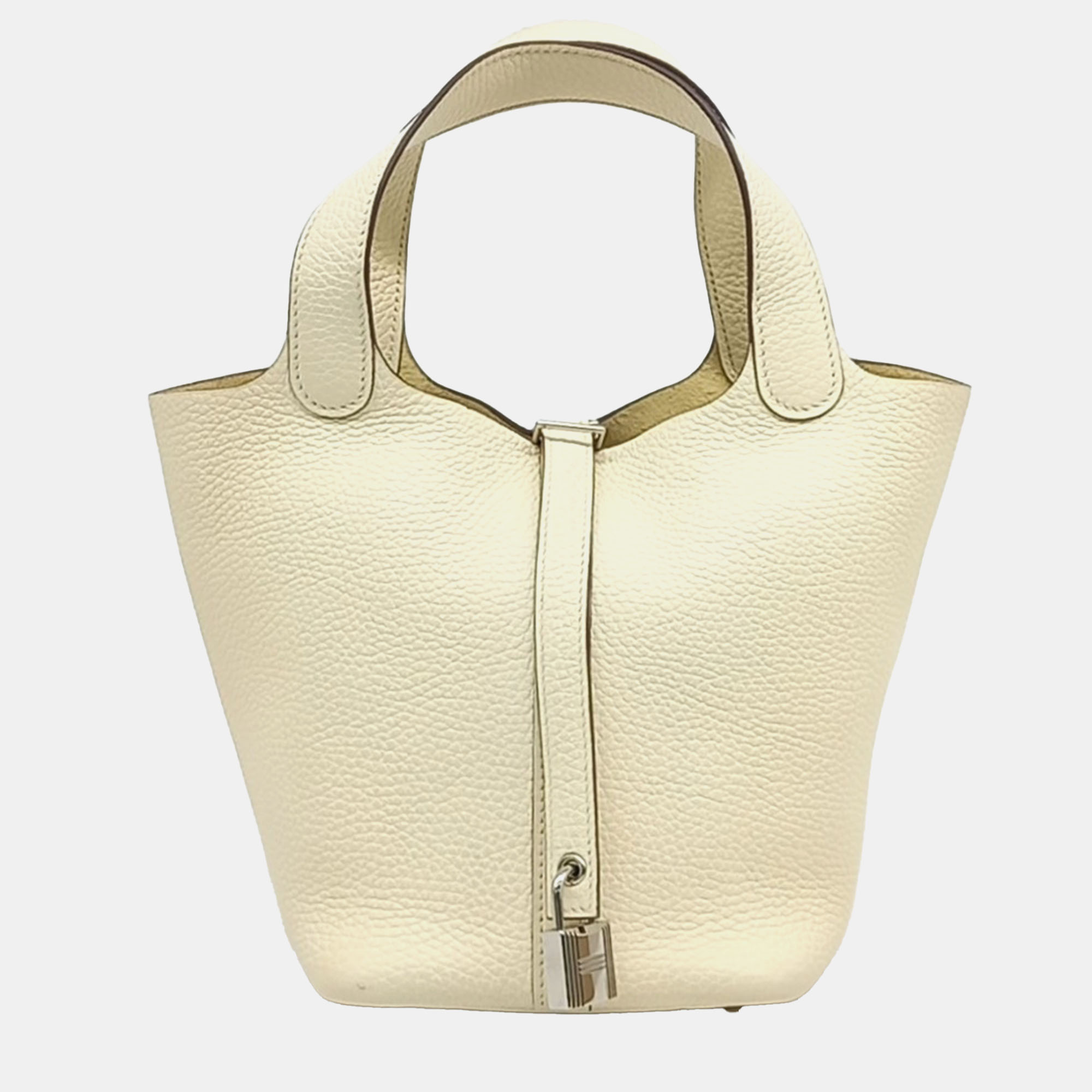 

Hermes Beige Leather Rock Picotan 18 bag