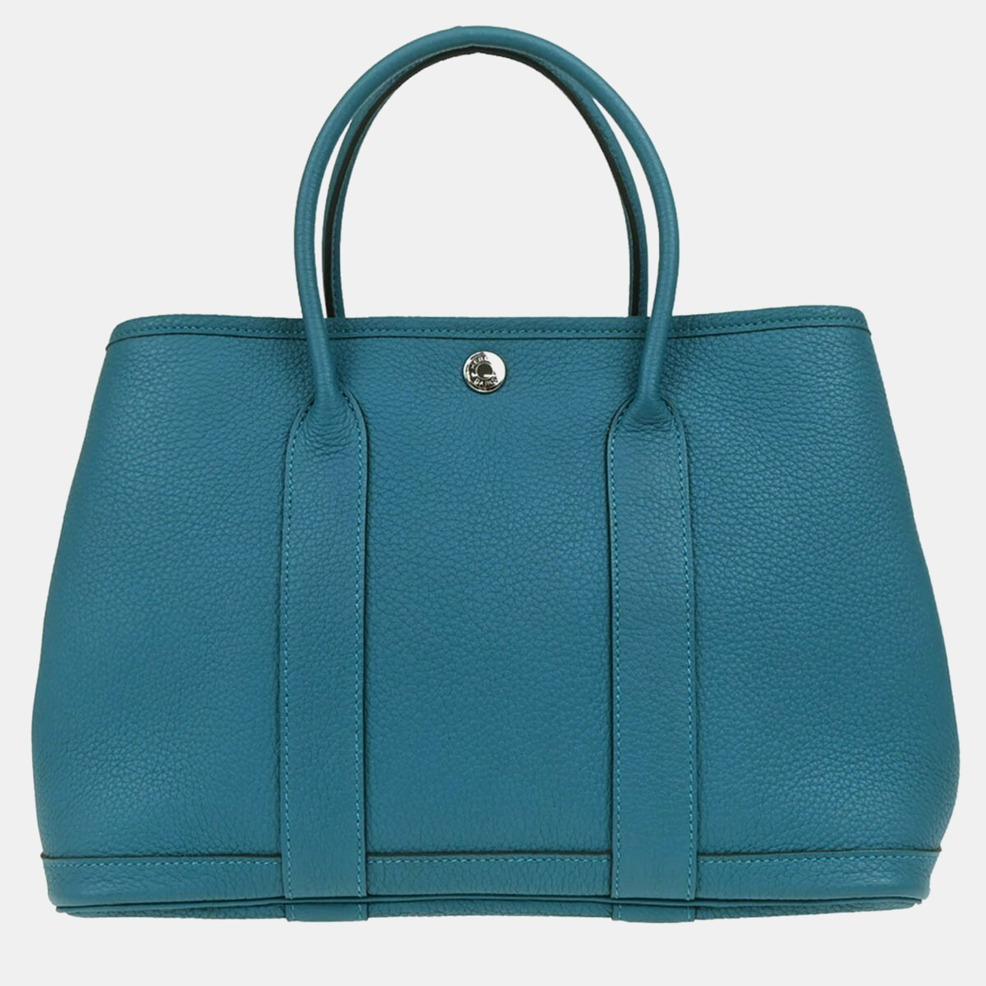 Hermes Garden Party 30 Vert Bosphore Negonda Tote Bag