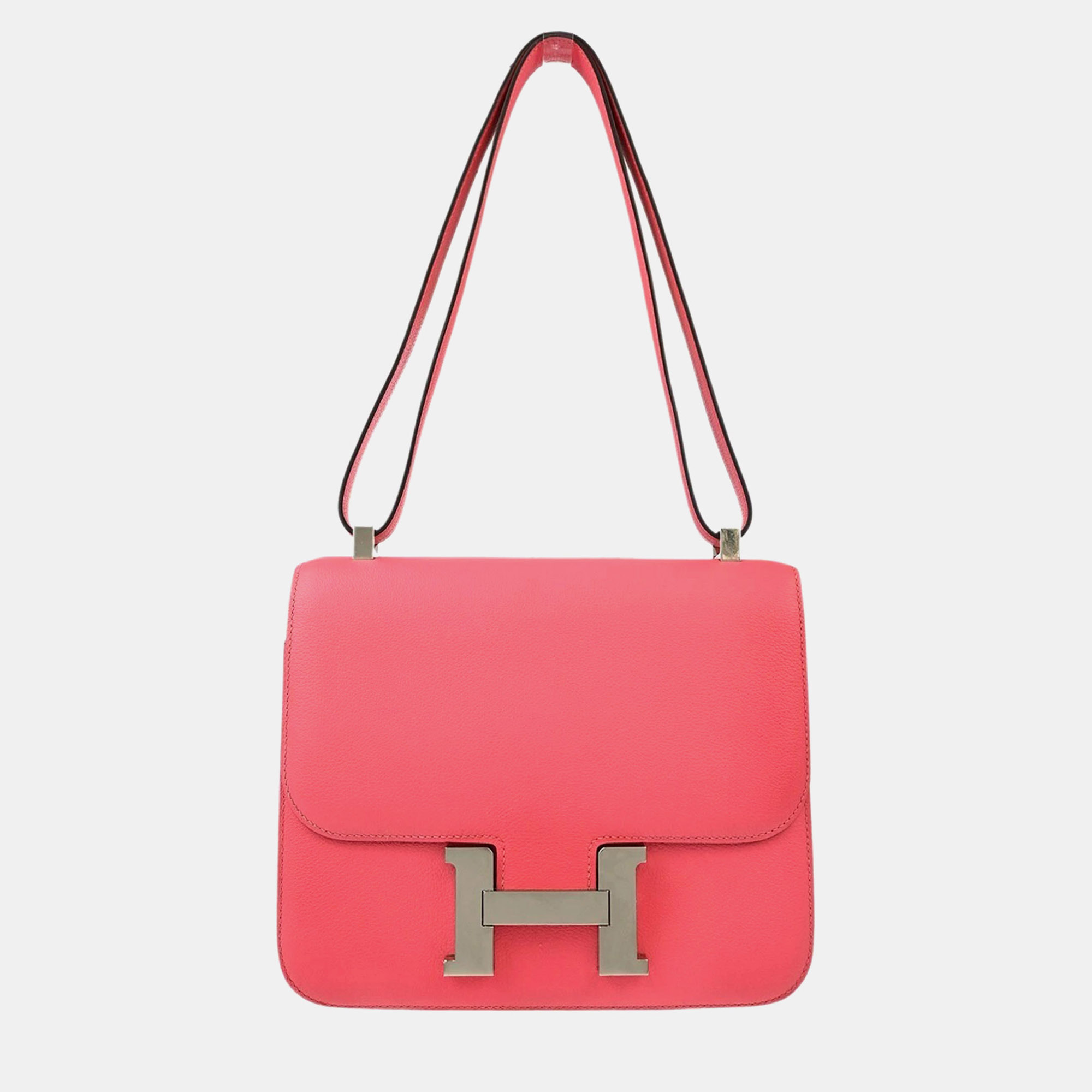 

Hermes Constance III 24 Rose Azalee Evercolor Shoulder Bag, Pink