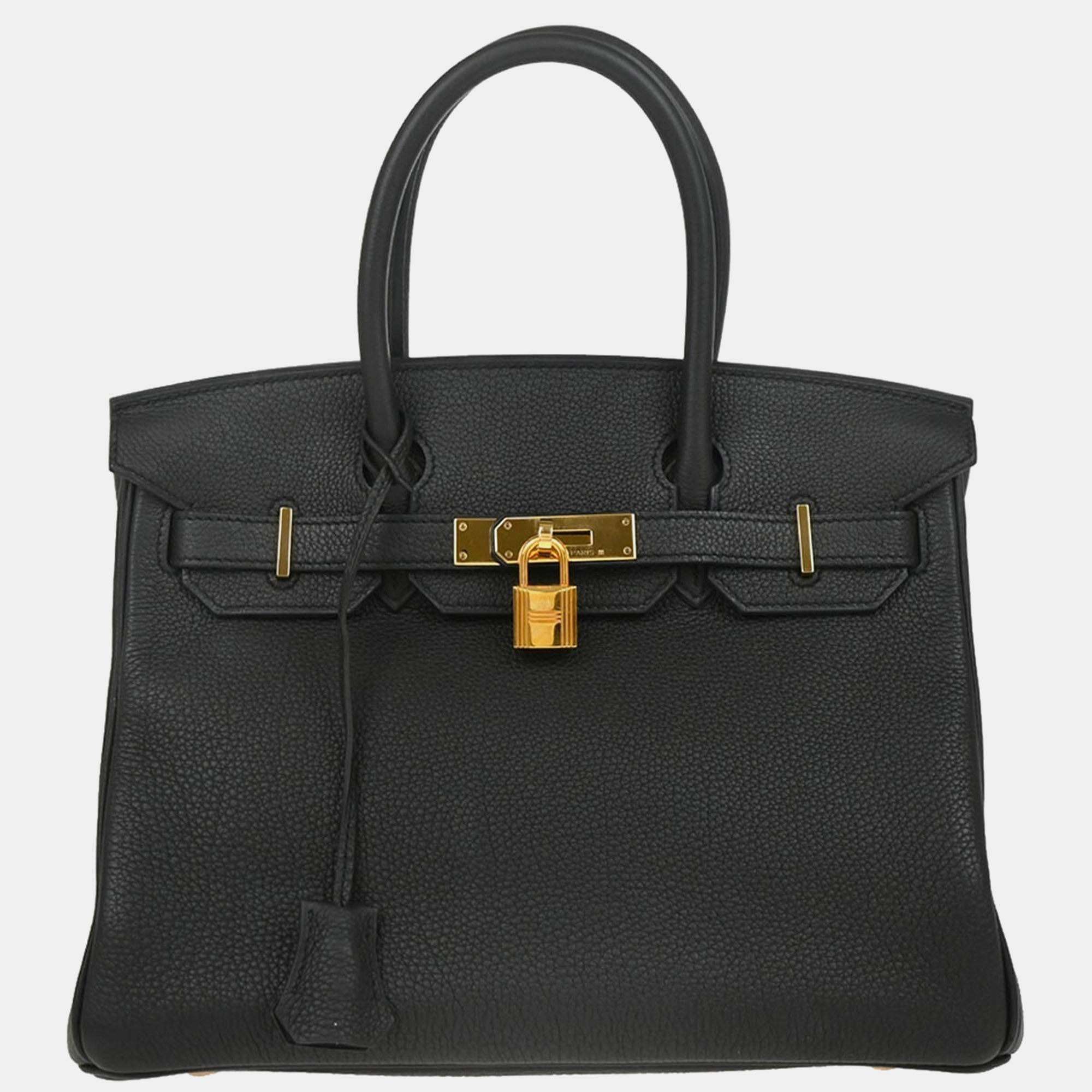 

Hermes Birkin 30 Black Togo Leather Handbag