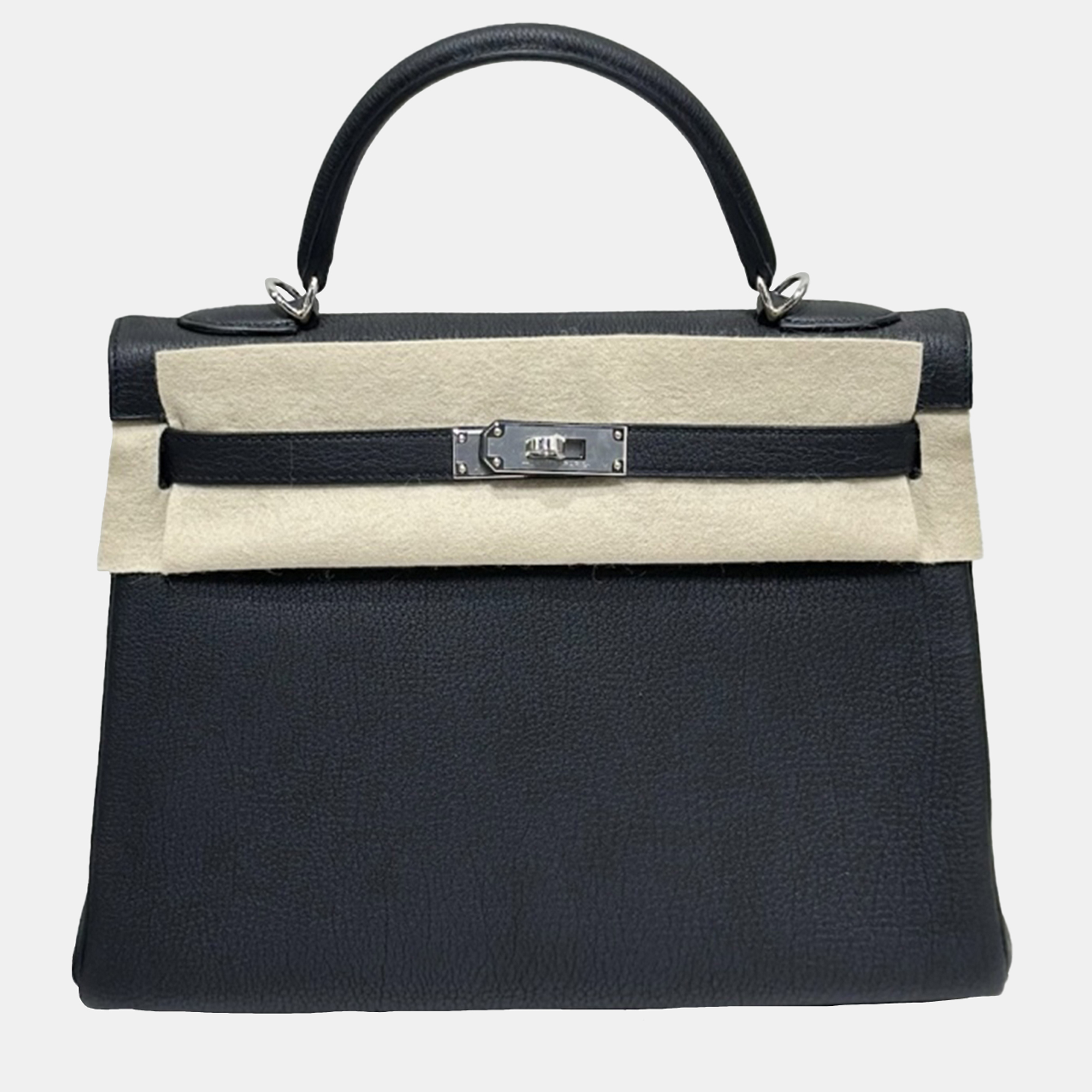 

Hermes Kelly 32 Black Togo bag