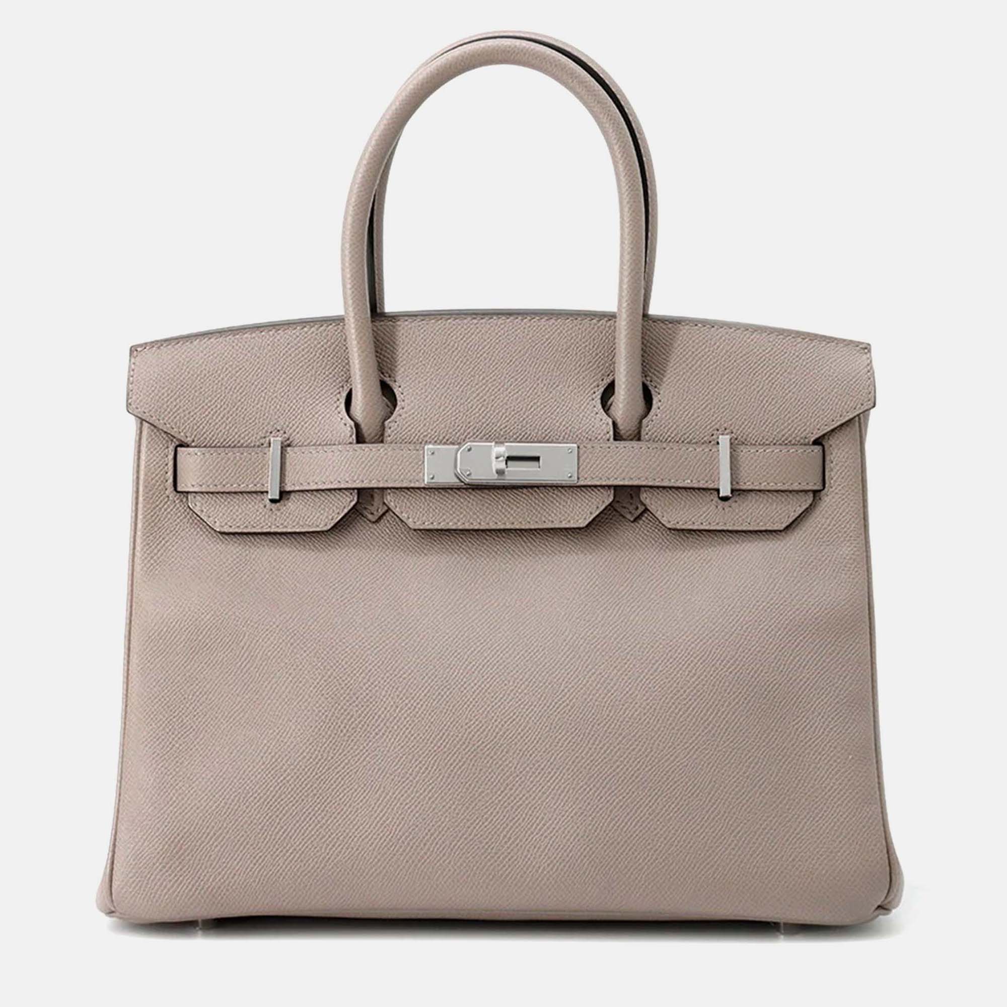 

Hermès Birkin Gris Asphalt Epsom 30 Hand Bag, Grey