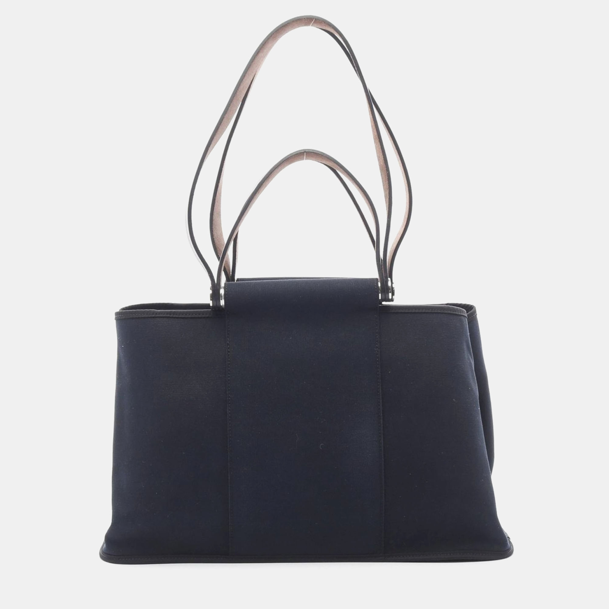 

Hermes Kabak Elan PM Black N Toile Officier Leather Bag