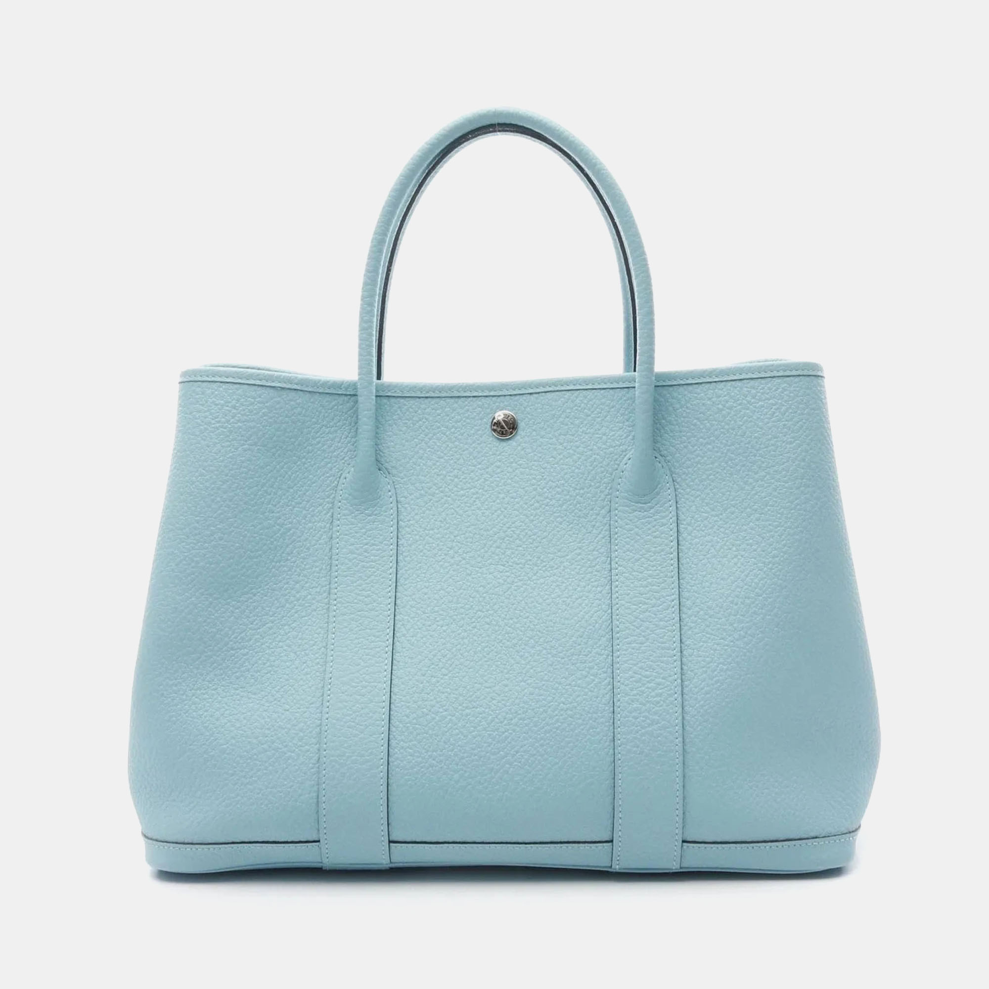 

Hermes Garden Party PM Blue Atoll T Country Bag