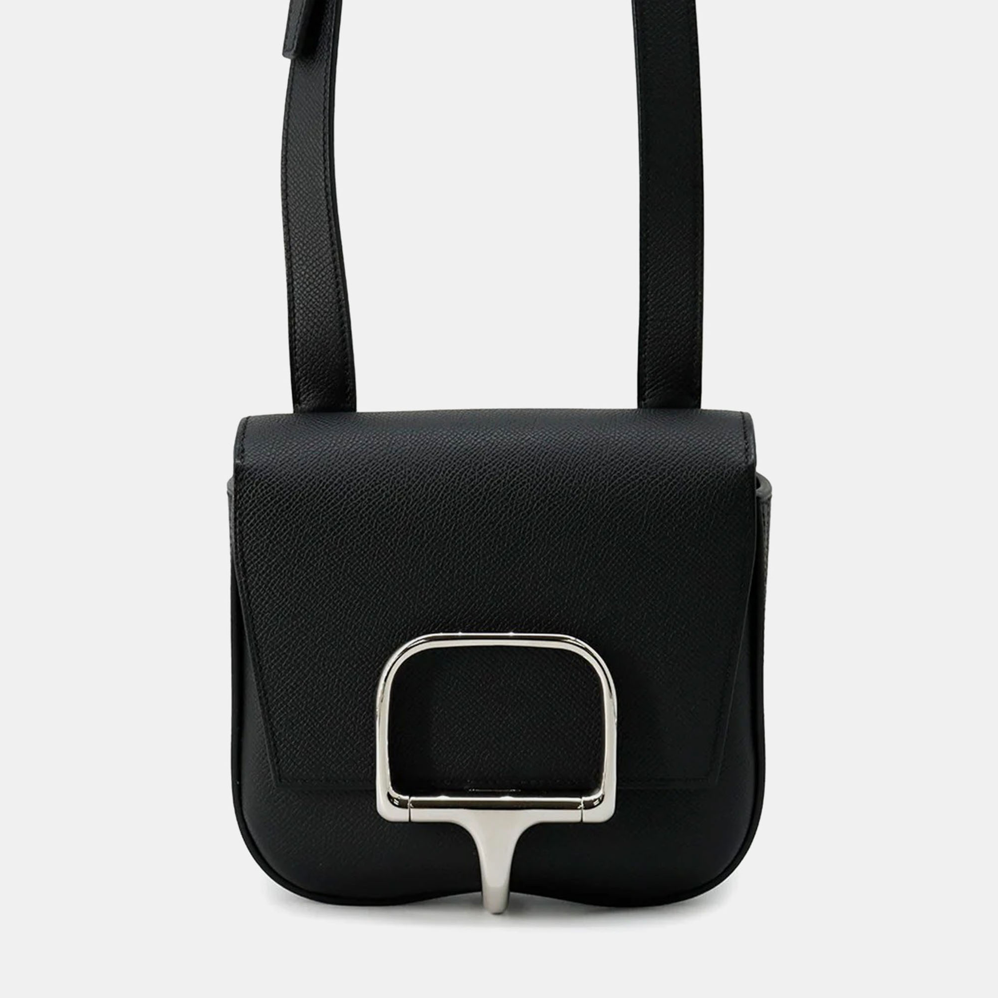 

Hermes Della Cavaleria Mini Black Epsom Bag