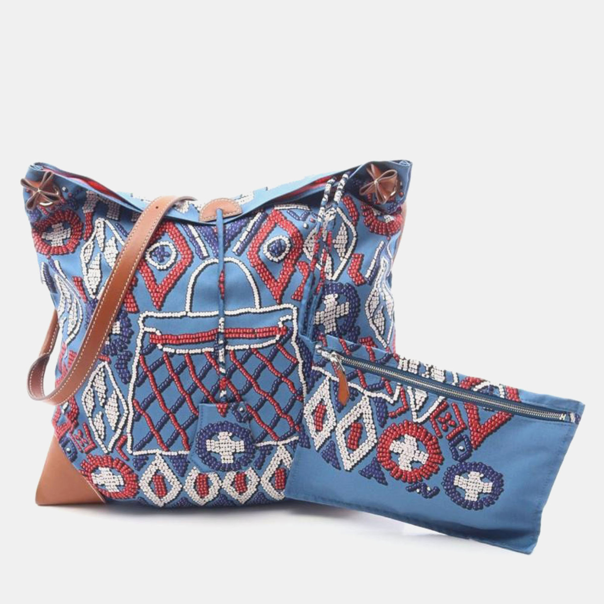

Hermes Silky City PM Kelly En Perles Multicolor Bag