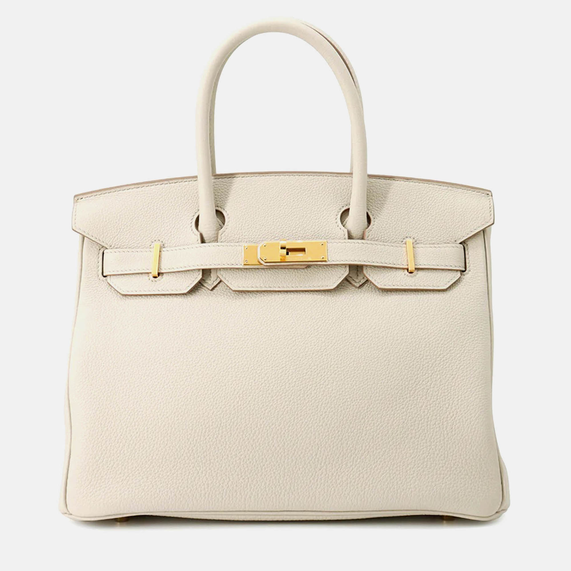 

Hermes Birkin 30 Beton Togo Leather Tote Bag, Grey